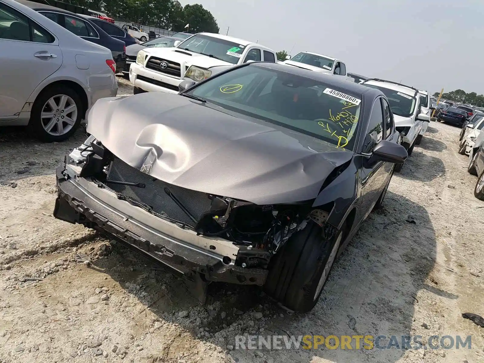 2 Photograph of a damaged car 4T1C11AK1LU896401 TOYOTA CAMRY 2020