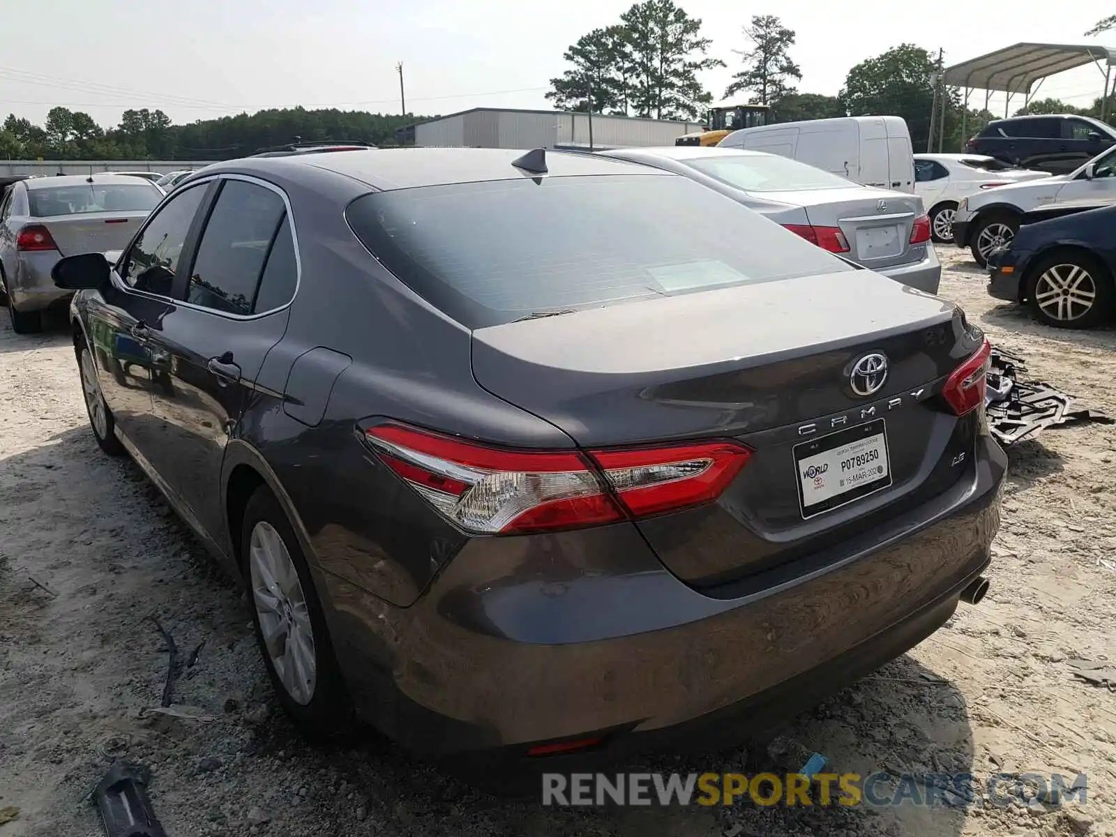 3 Photograph of a damaged car 4T1C11AK1LU896401 TOYOTA CAMRY 2020