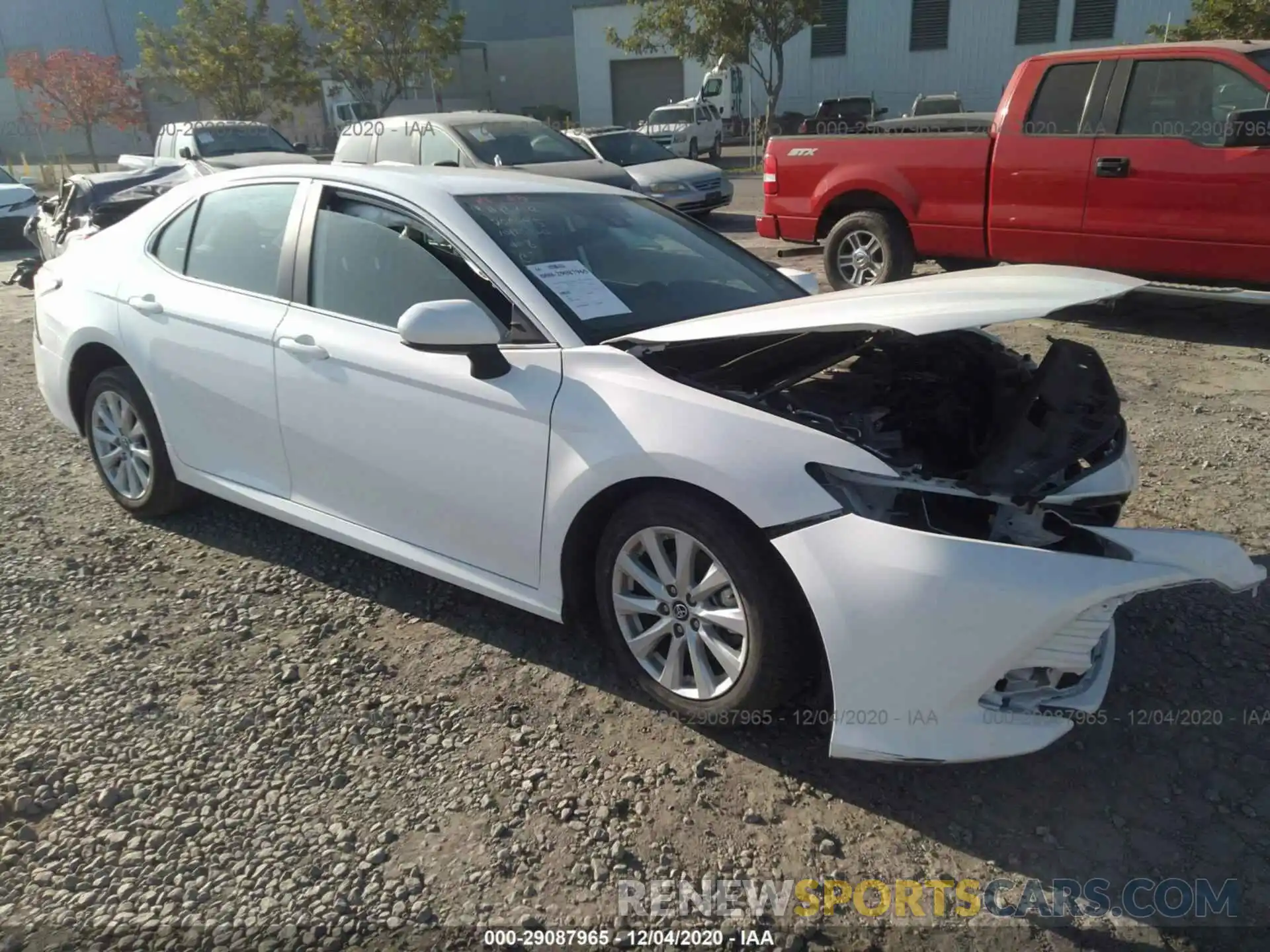 1 Photograph of a damaged car 4T1C11AK1LU917473 TOYOTA CAMRY 2020