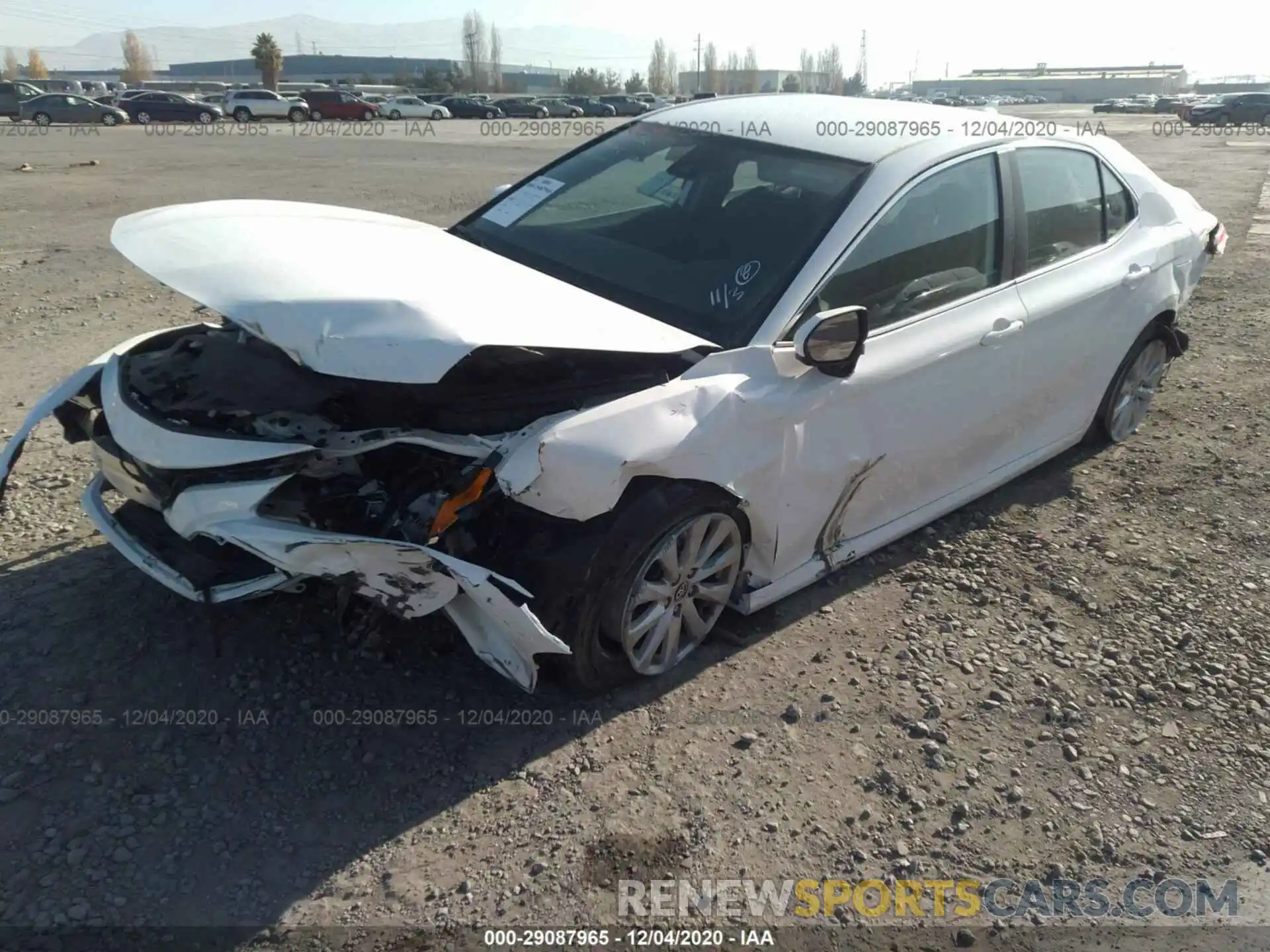 2 Photograph of a damaged car 4T1C11AK1LU917473 TOYOTA CAMRY 2020