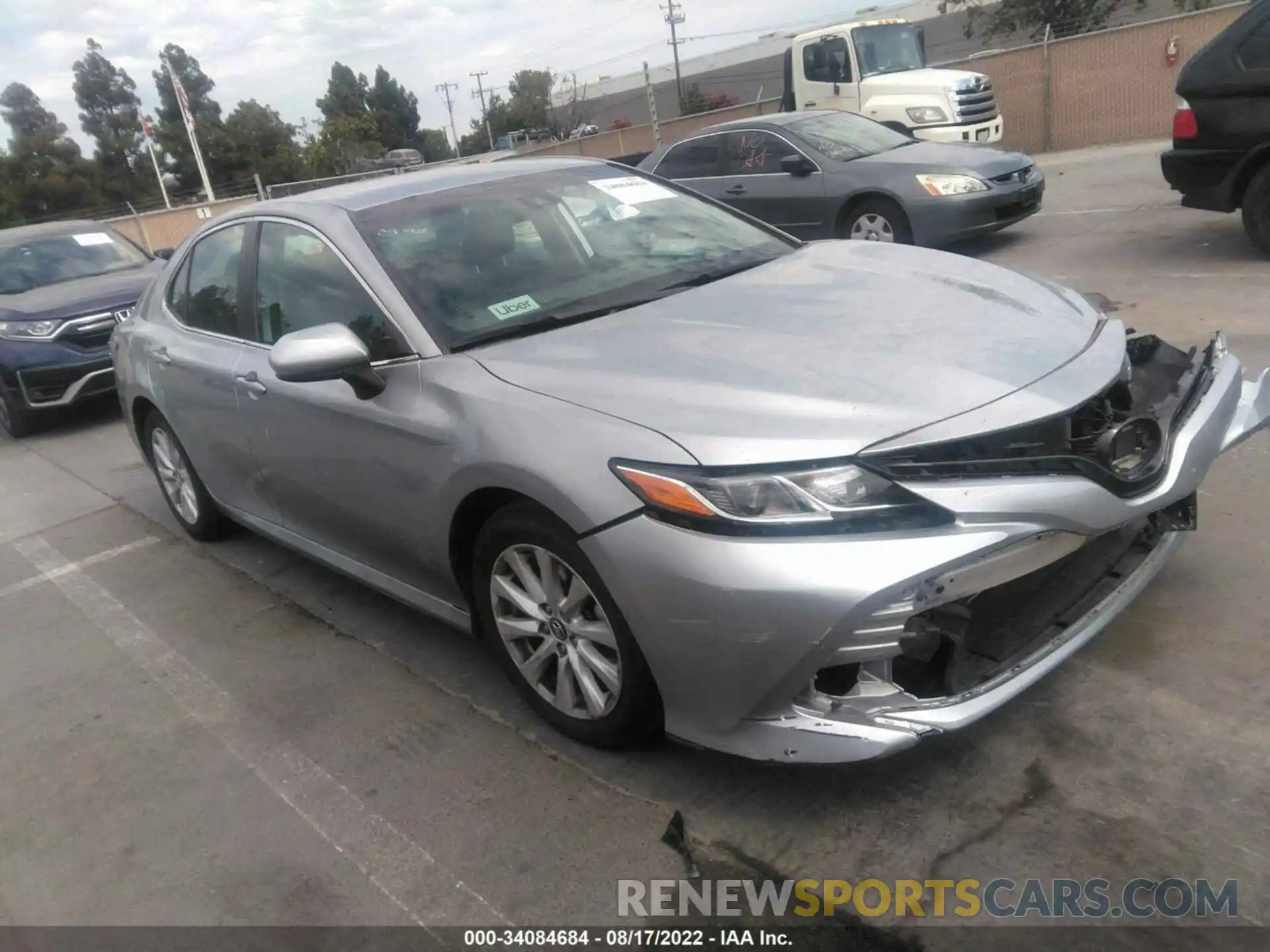 1 Photograph of a damaged car 4T1C11AK1LU918154 TOYOTA CAMRY 2020