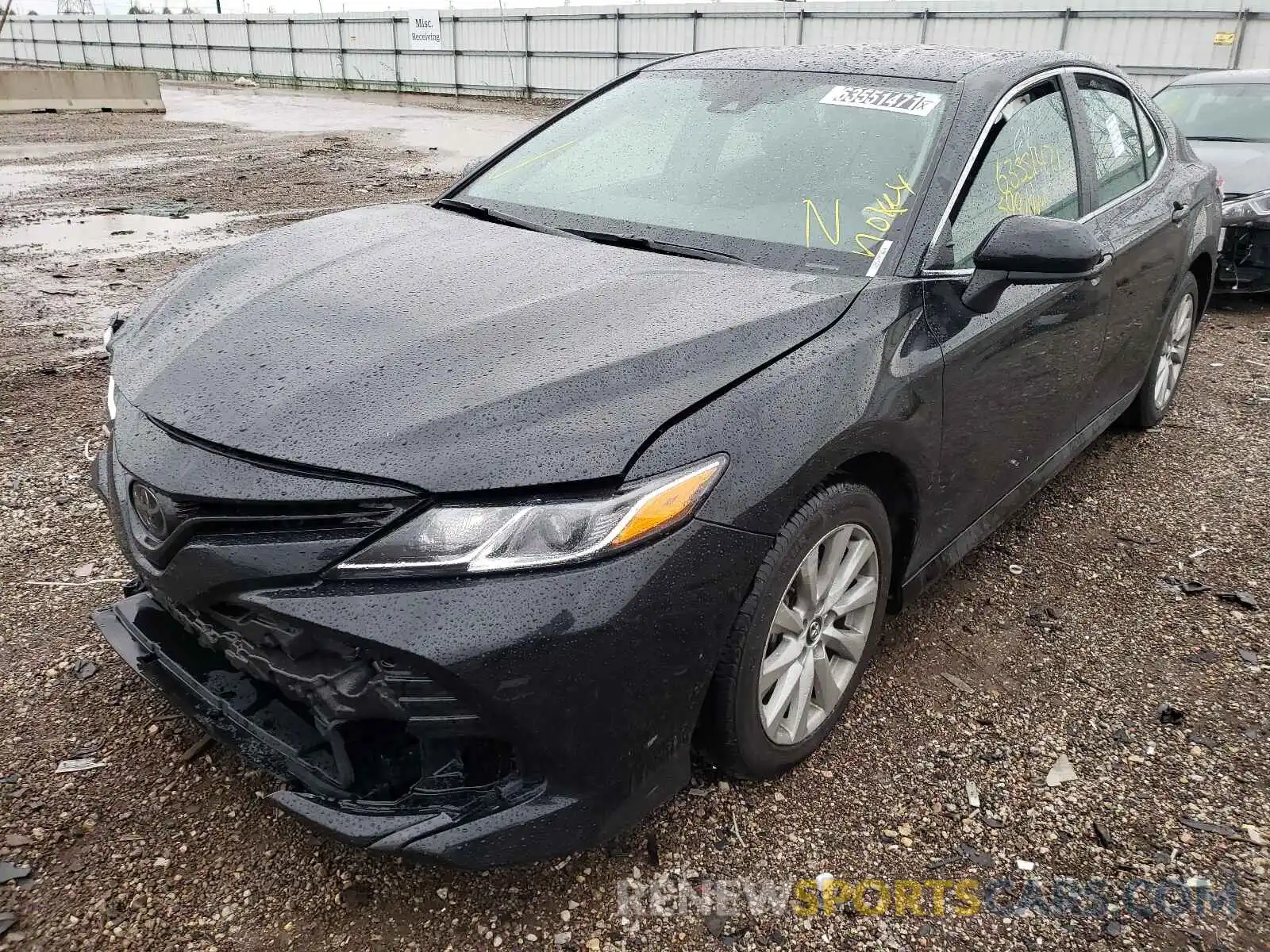 2 Photograph of a damaged car 4T1C11AK1LU923340 TOYOTA CAMRY 2020