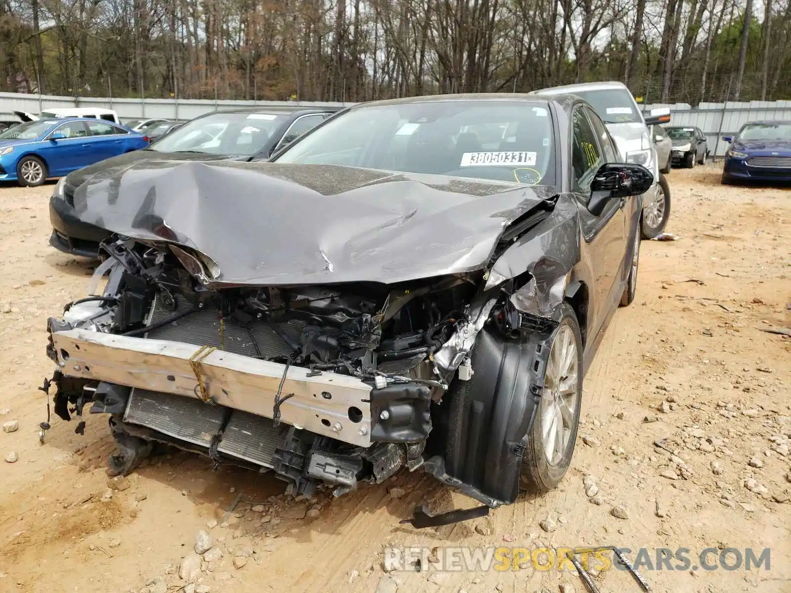 2 Photograph of a damaged car 4T1C11AK1LU927291 TOYOTA CAMRY 2020
