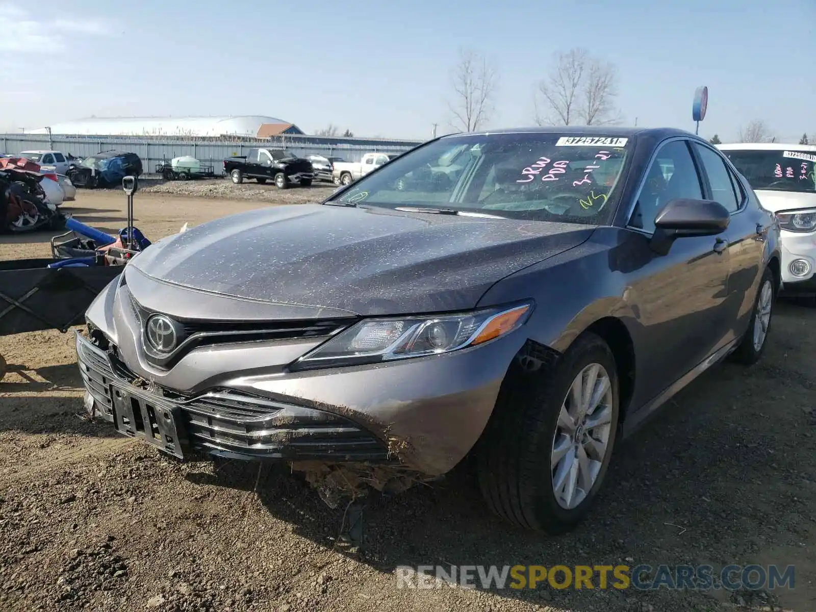 2 Photograph of a damaged car 4T1C11AK1LU928330 TOYOTA CAMRY 2020