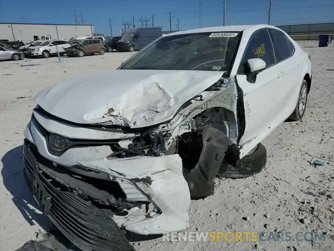 2 Photograph of a damaged car 4T1C11AK1LU932278 TOYOTA CAMRY 2020