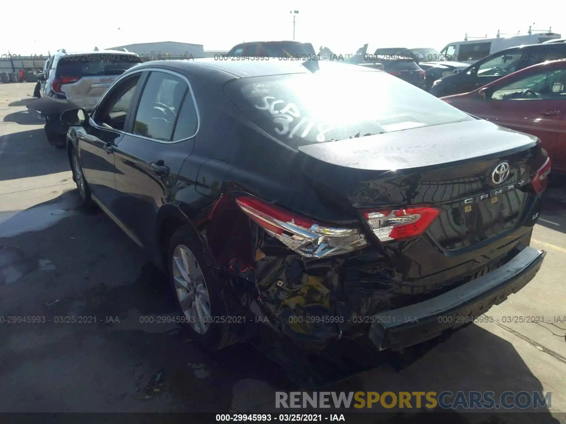 3 Photograph of a damaged car 4T1C11AK1LU939781 TOYOTA CAMRY 2020