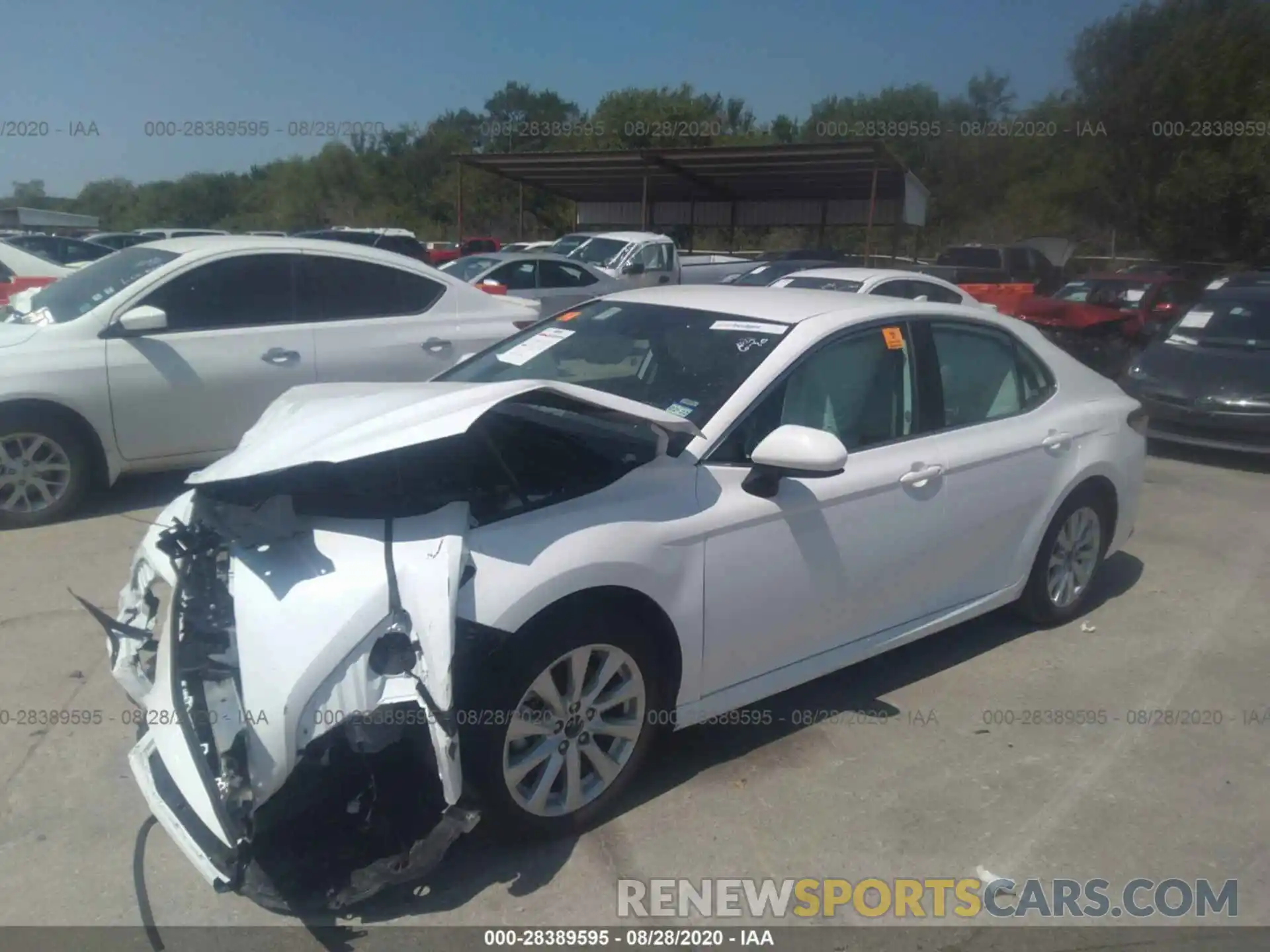 2 Photograph of a damaged car 4T1C11AK1LU942342 TOYOTA CAMRY 2020