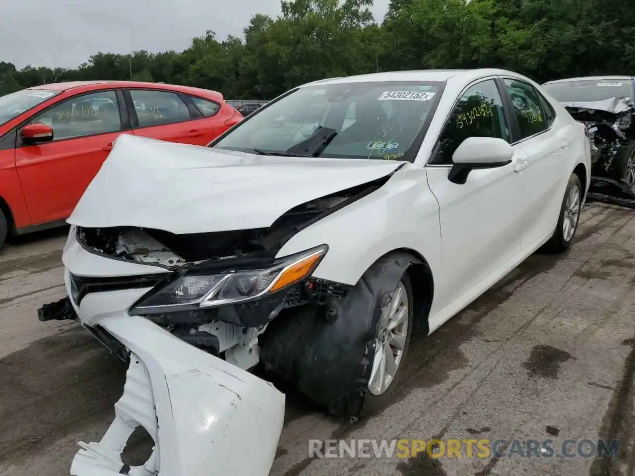 2 Photograph of a damaged car 4T1C11AK1LU943507 TOYOTA CAMRY 2020