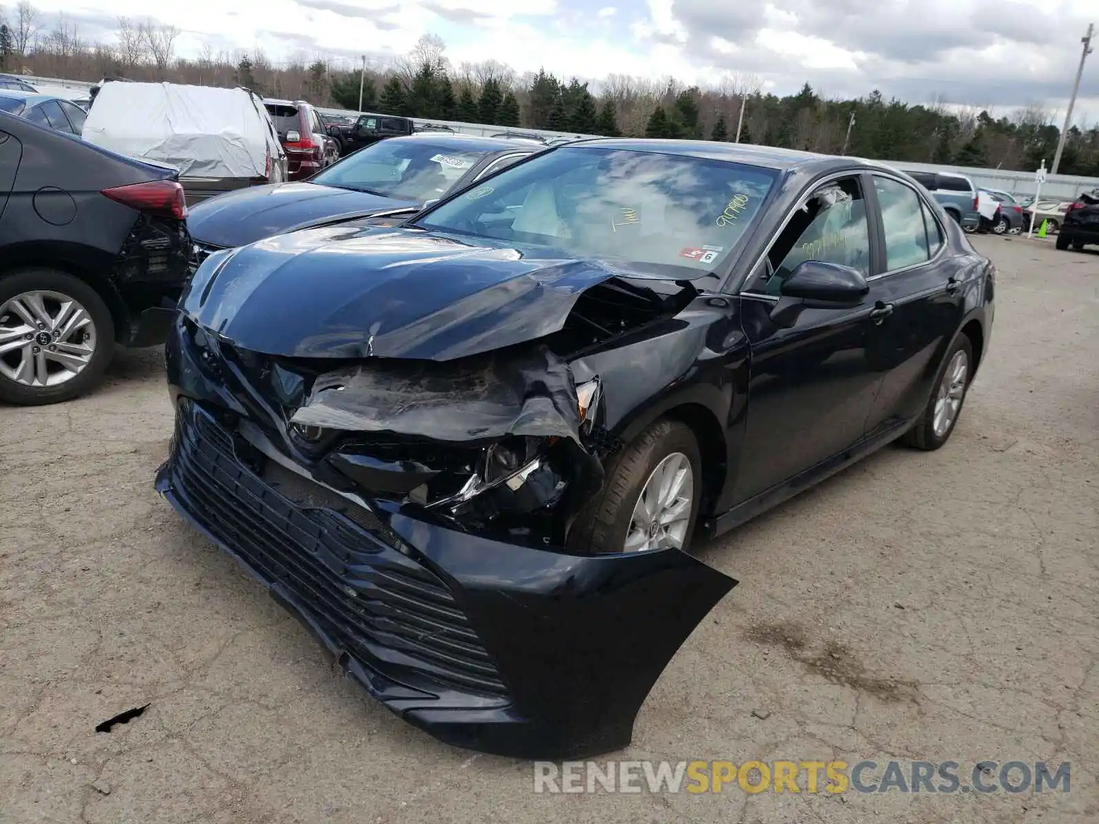 2 Photograph of a damaged car 4T1C11AK1LU947900 TOYOTA CAMRY 2020