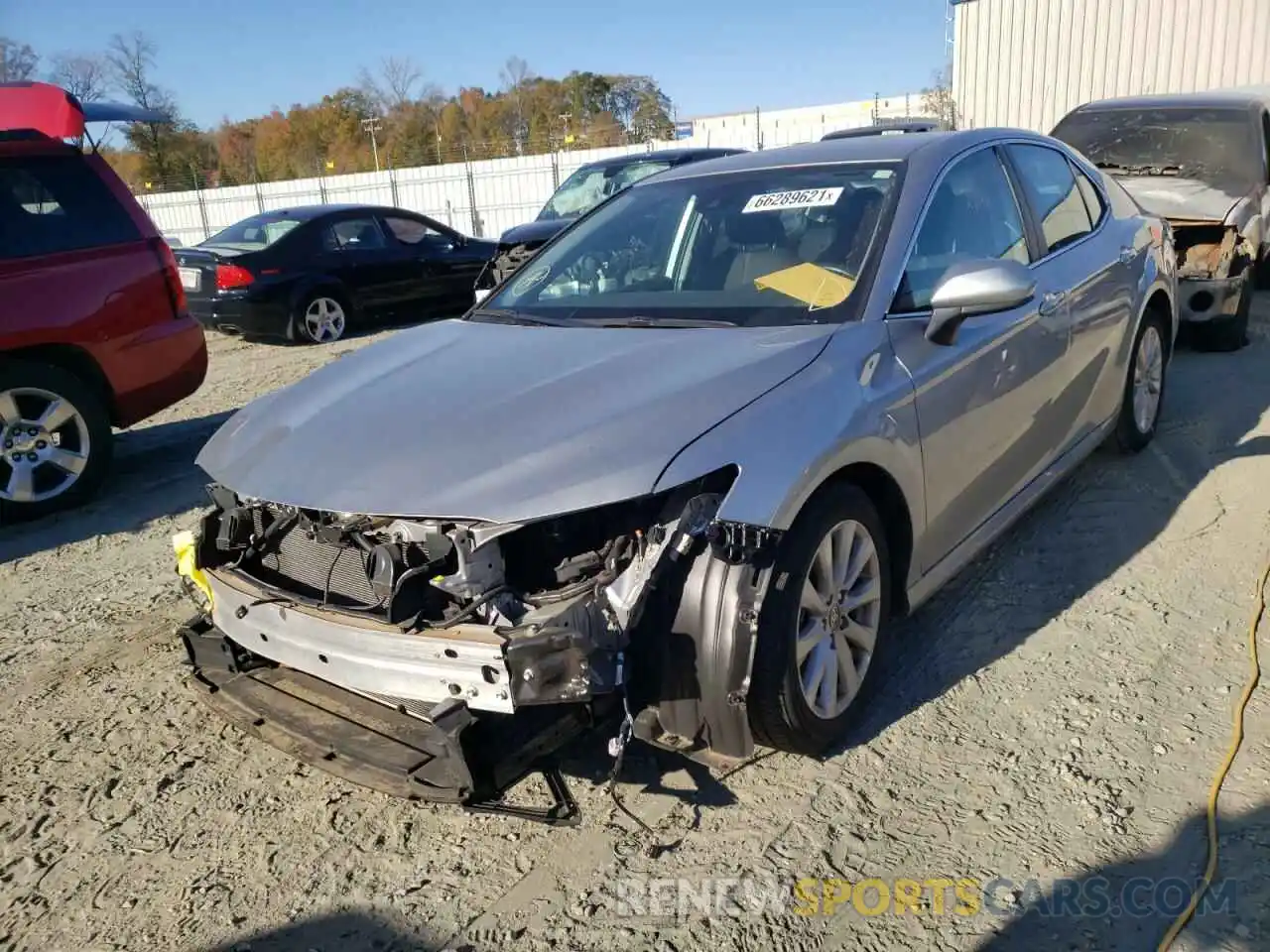 2 Photograph of a damaged car 4T1C11AK1LU949078 TOYOTA CAMRY 2020