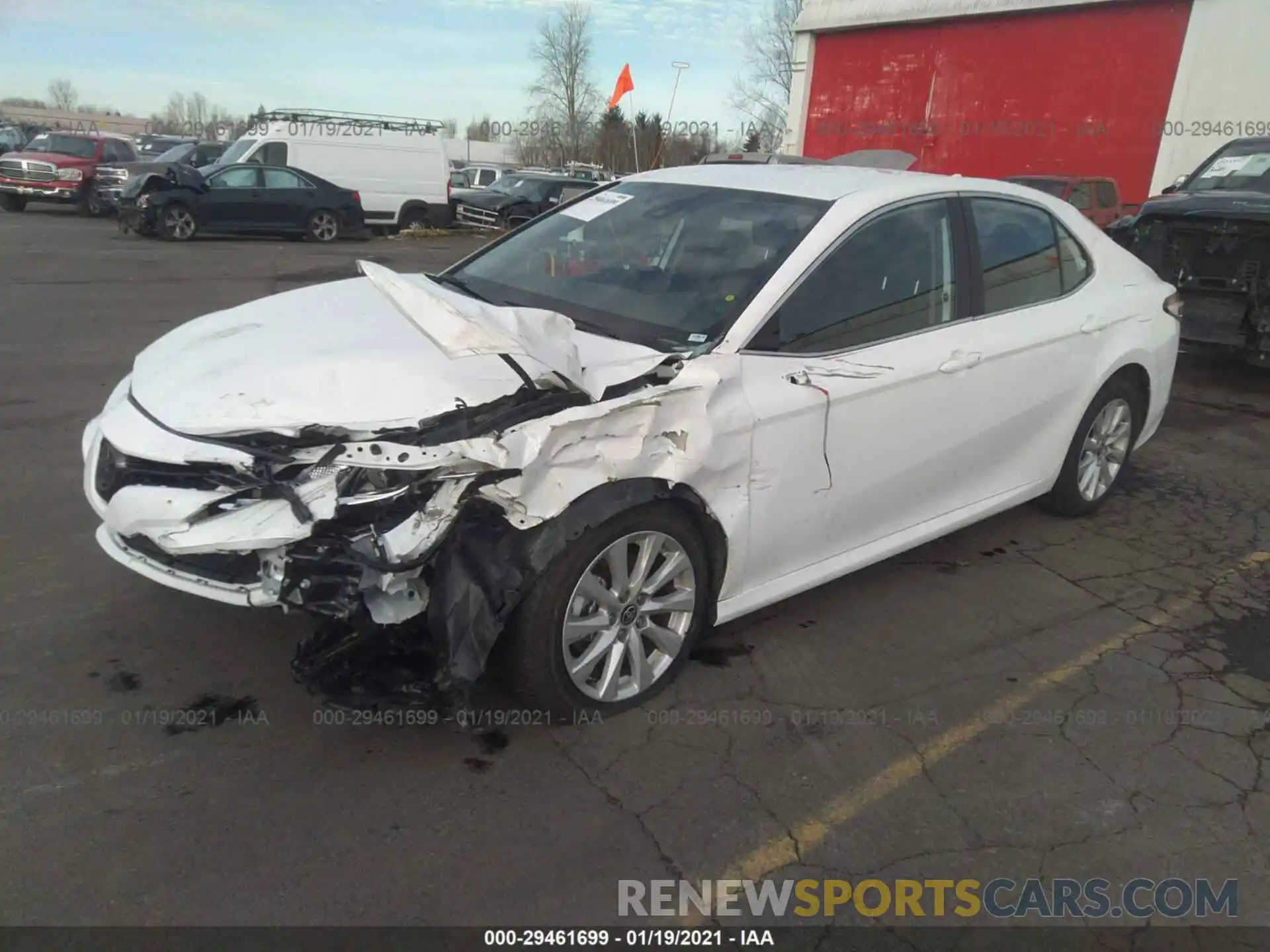 2 Photograph of a damaged car 4T1C11AK1LU949338 TOYOTA CAMRY 2020