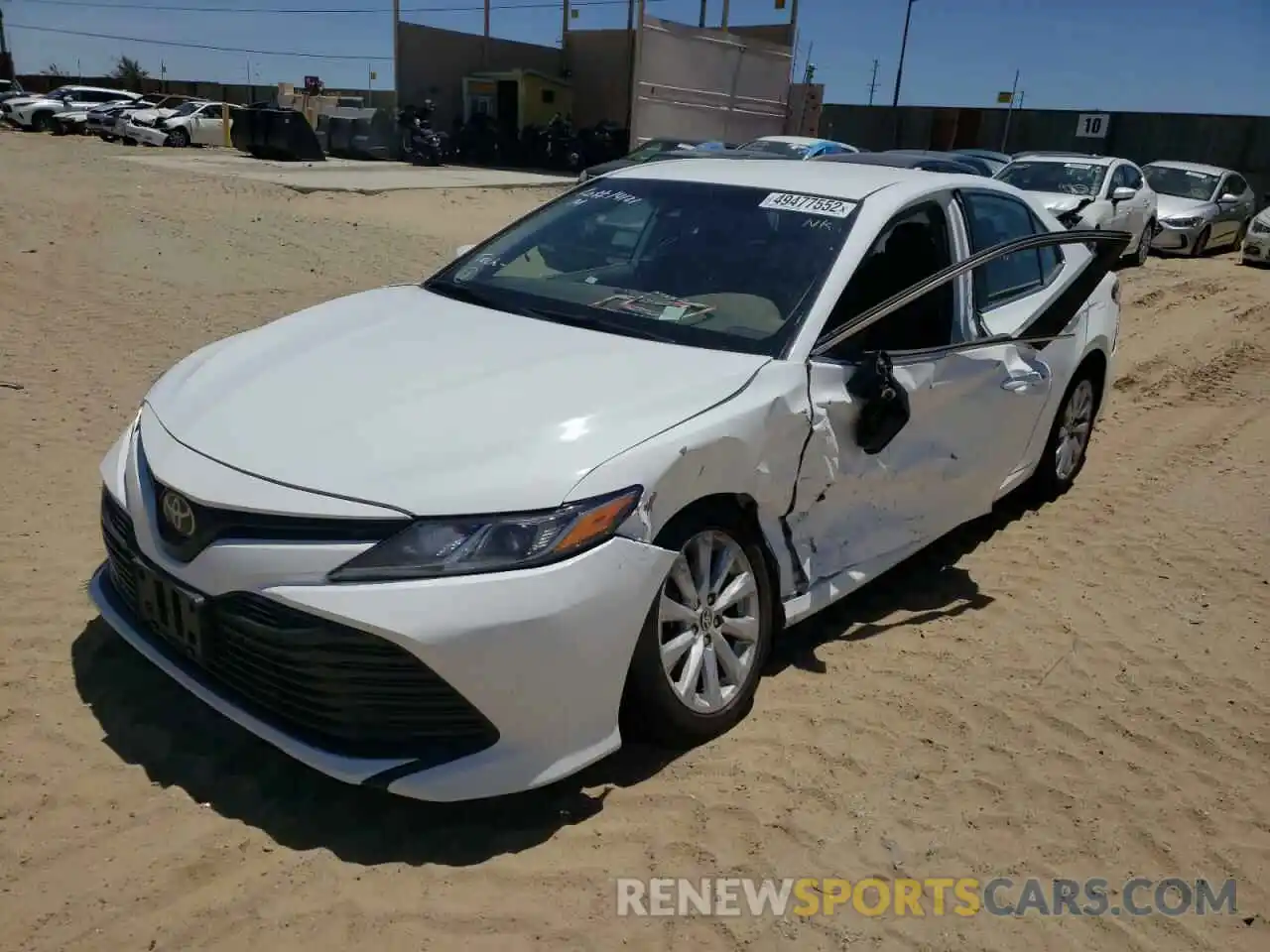 2 Photograph of a damaged car 4T1C11AK1LU957861 TOYOTA CAMRY 2020