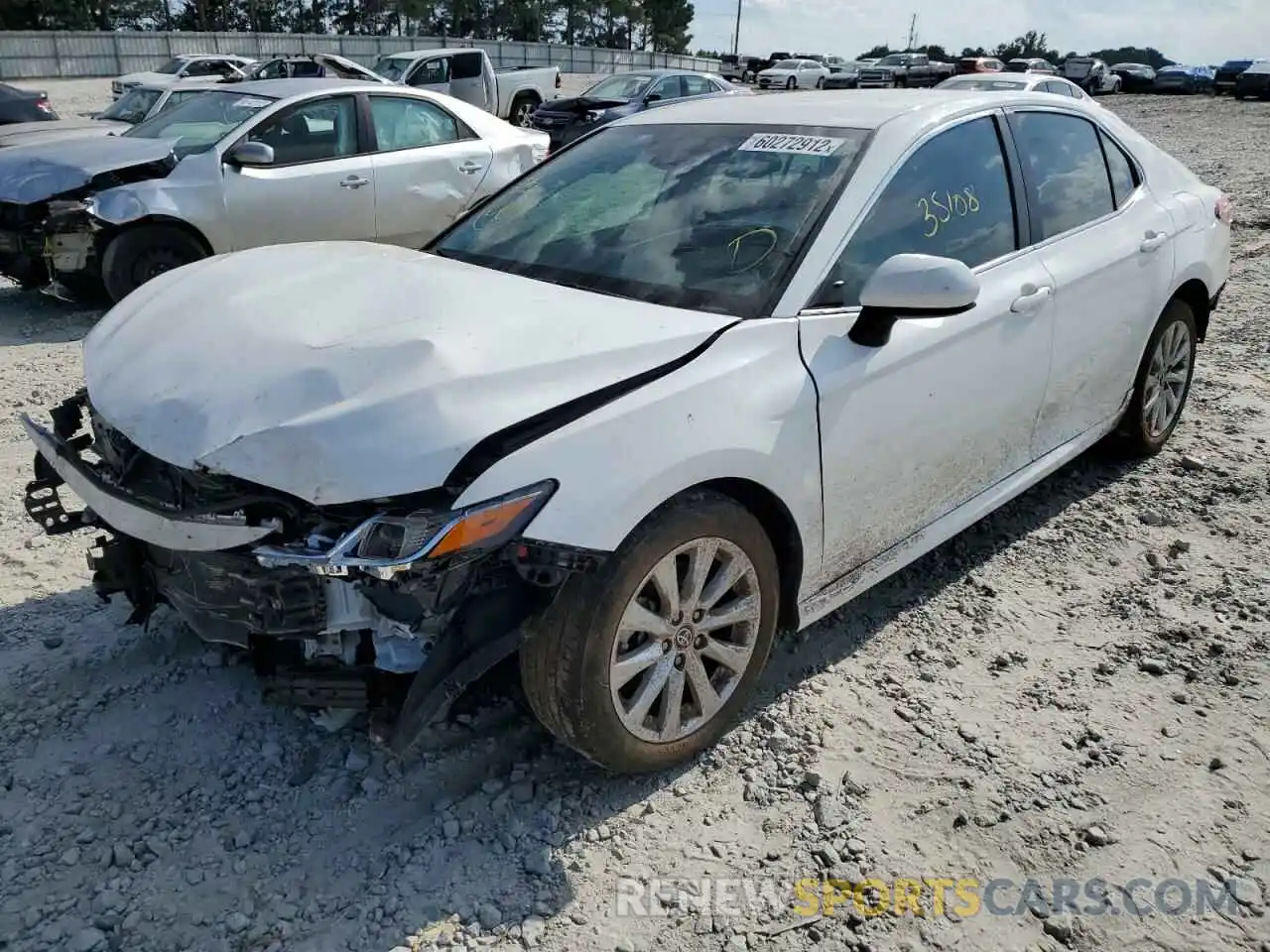 2 Photograph of a damaged car 4T1C11AK1LU958413 TOYOTA CAMRY 2020