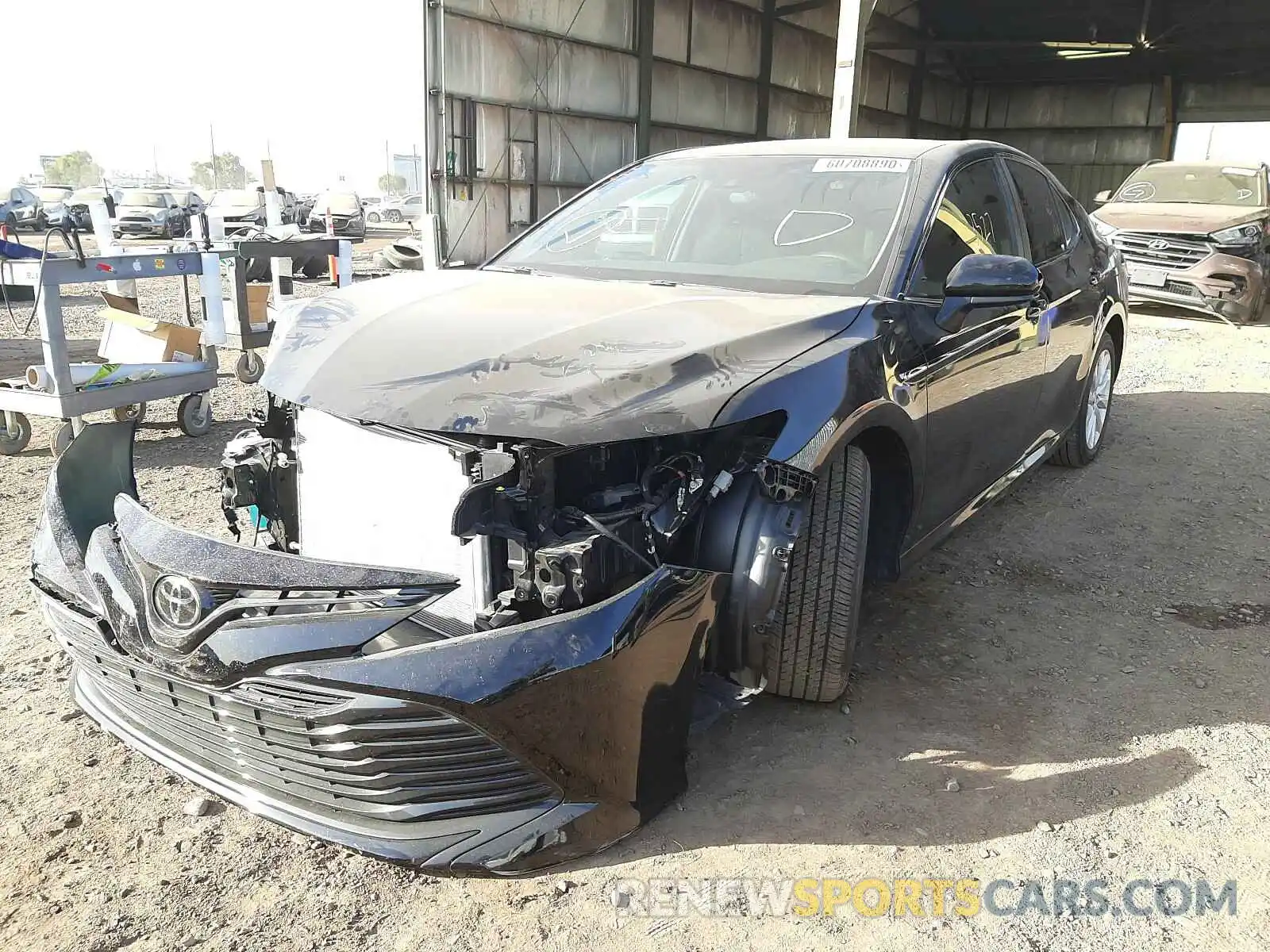 2 Photograph of a damaged car 4T1C11AK1LU960064 TOYOTA CAMRY 2020