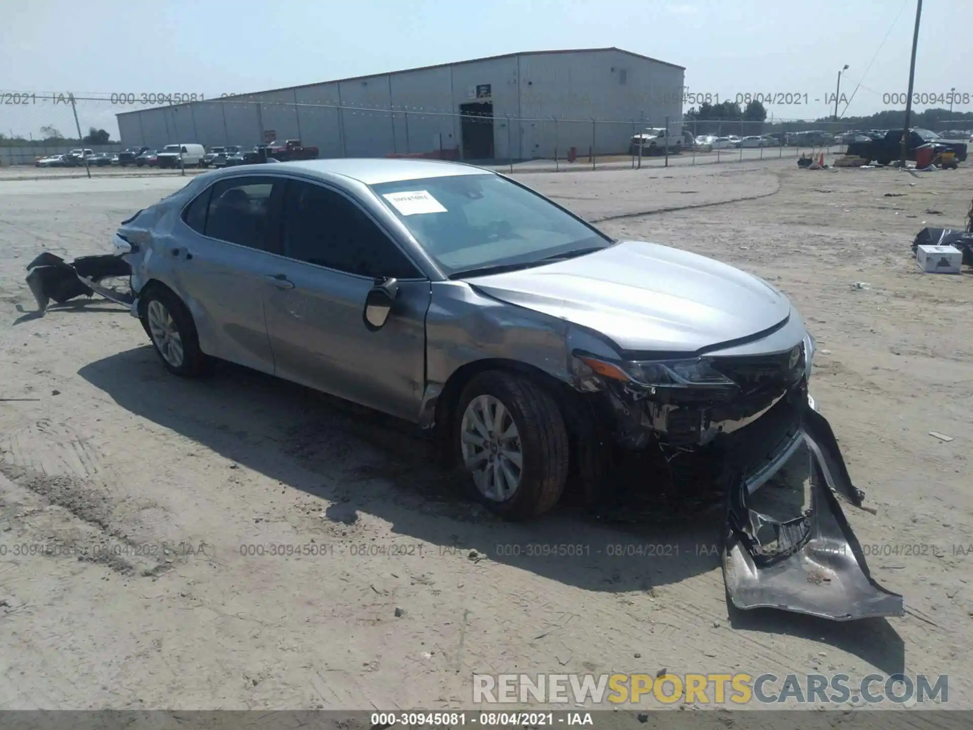 1 Photograph of a damaged car 4T1C11AK1LU967581 TOYOTA CAMRY 2020