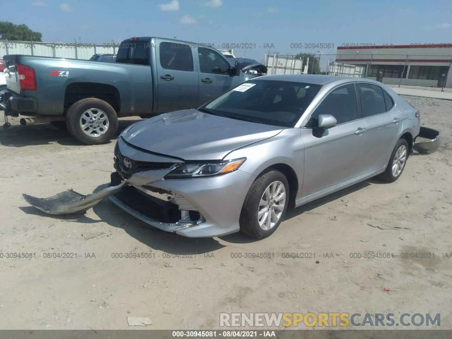 2 Photograph of a damaged car 4T1C11AK1LU967581 TOYOTA CAMRY 2020