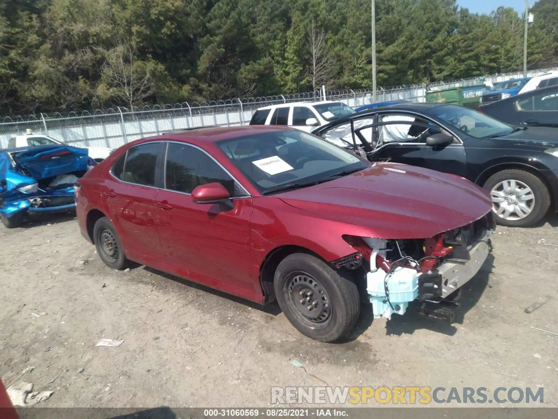 1 Photograph of a damaged car 4T1C11AK1LU968441 TOYOTA CAMRY 2020