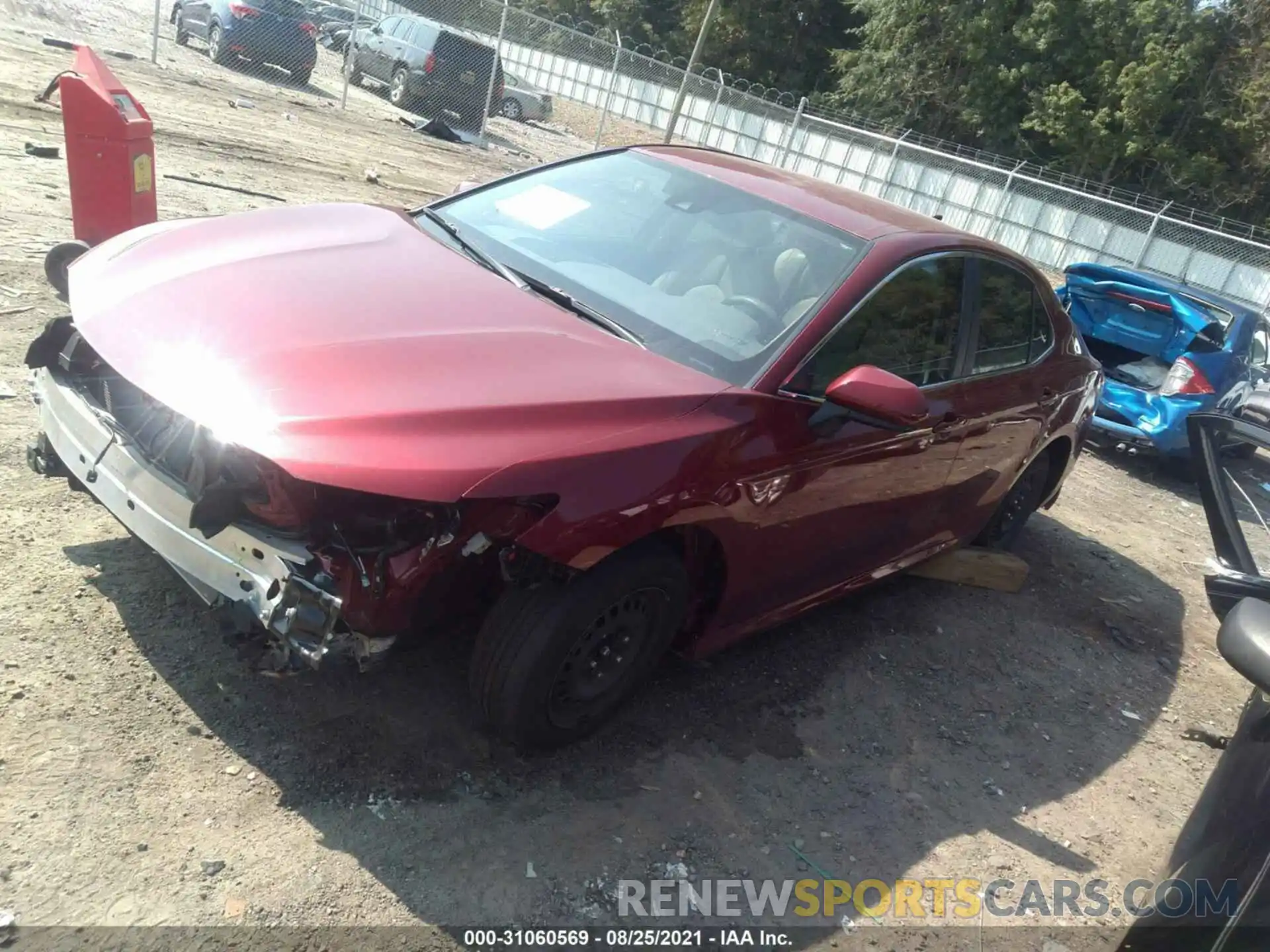 2 Photograph of a damaged car 4T1C11AK1LU968441 TOYOTA CAMRY 2020