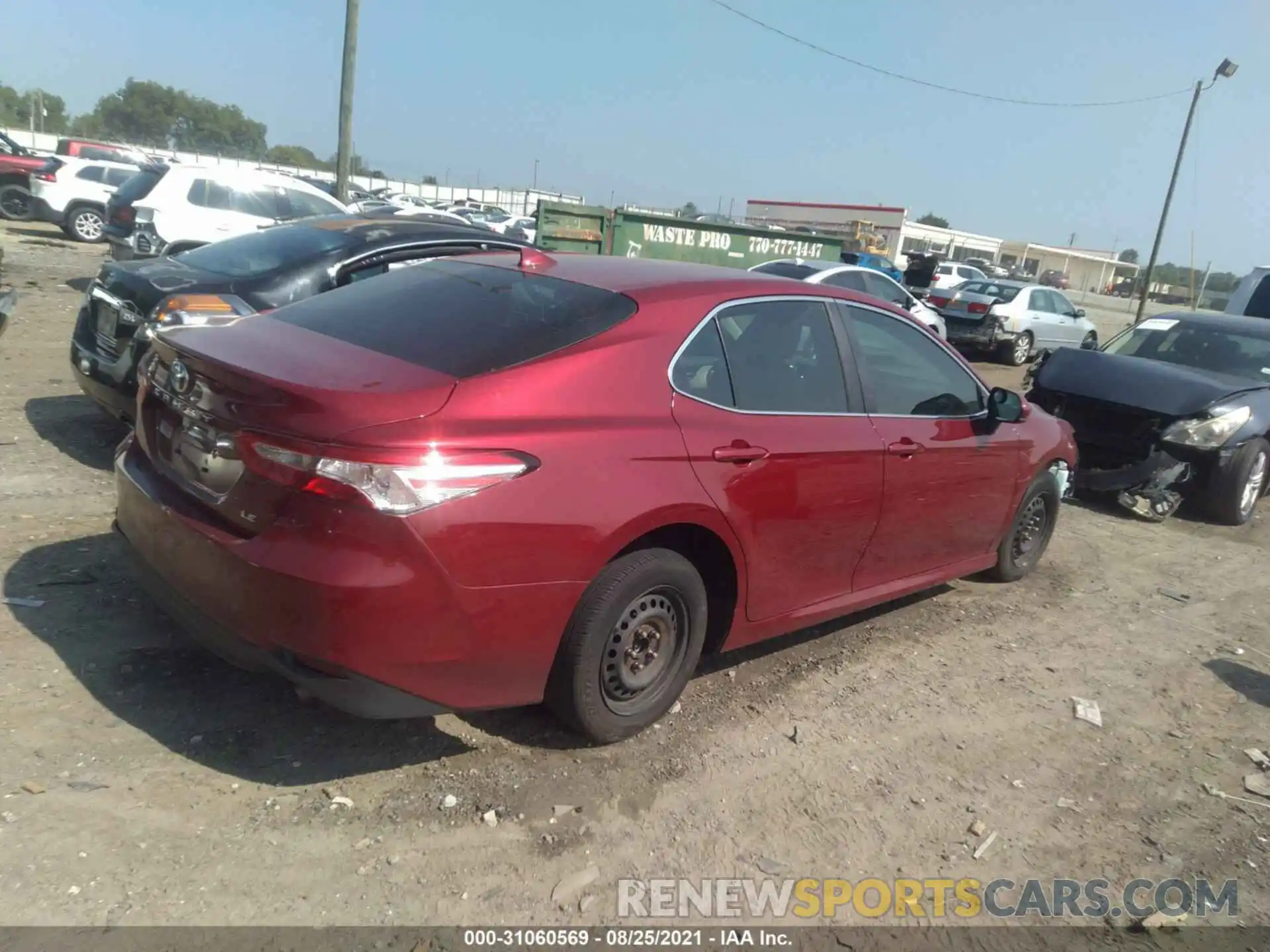 4 Photograph of a damaged car 4T1C11AK1LU968441 TOYOTA CAMRY 2020