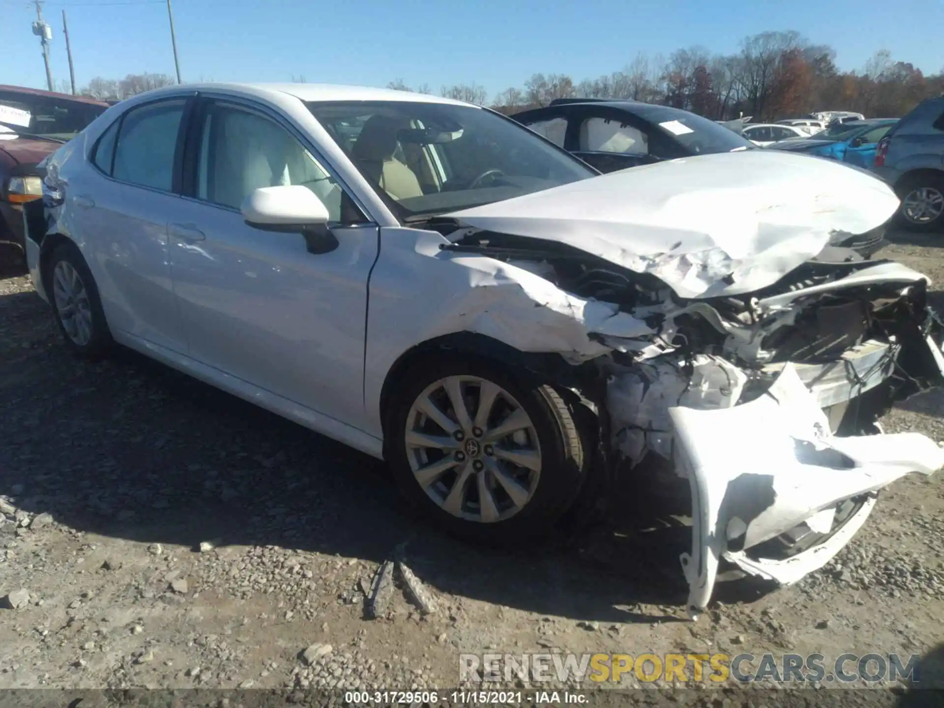 1 Photograph of a damaged car 4T1C11AK1LU980282 TOYOTA CAMRY 2020