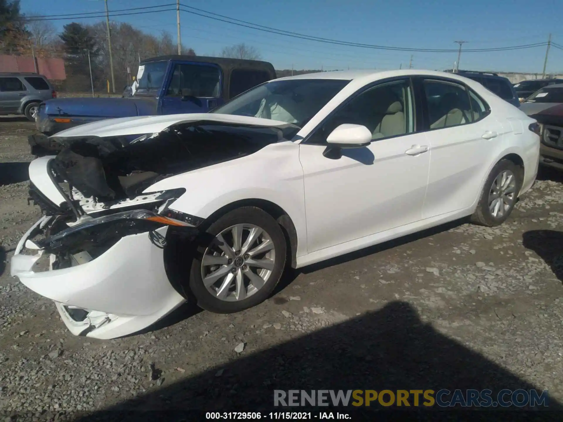 2 Photograph of a damaged car 4T1C11AK1LU980282 TOYOTA CAMRY 2020