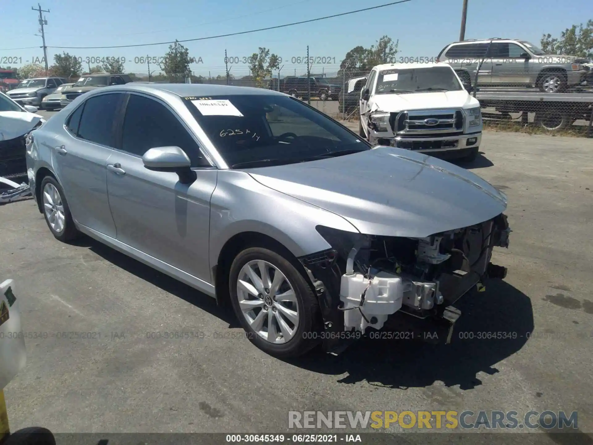 1 Photograph of a damaged car 4T1C11AK1LU982694 TOYOTA CAMRY 2020