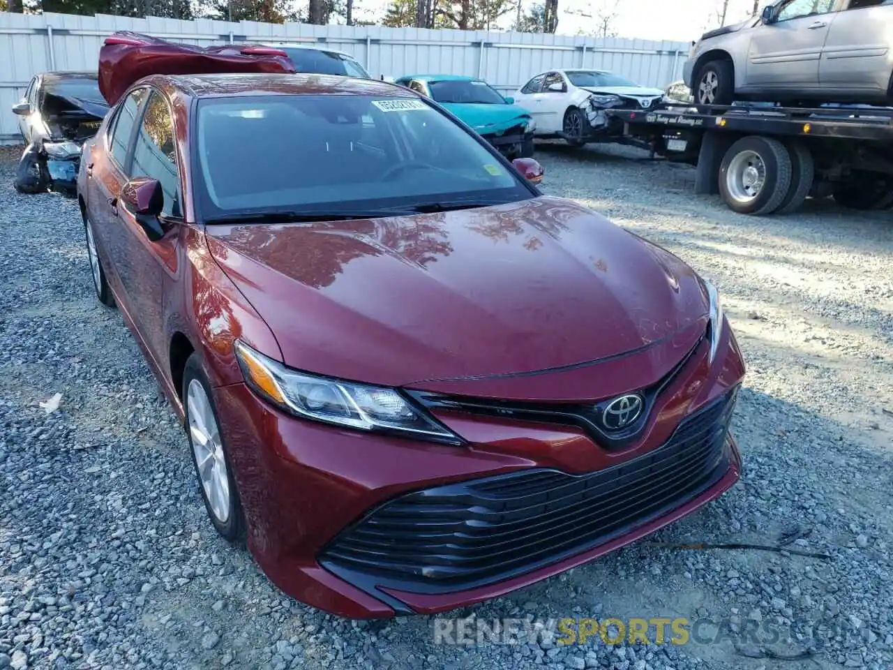 1 Photograph of a damaged car 4T1C11AK1LU988737 TOYOTA CAMRY 2020