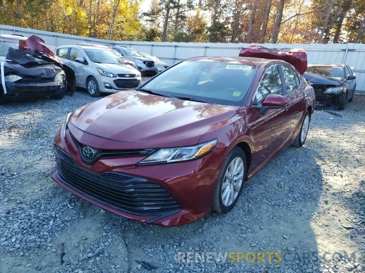 2 Photograph of a damaged car 4T1C11AK1LU988737 TOYOTA CAMRY 2020