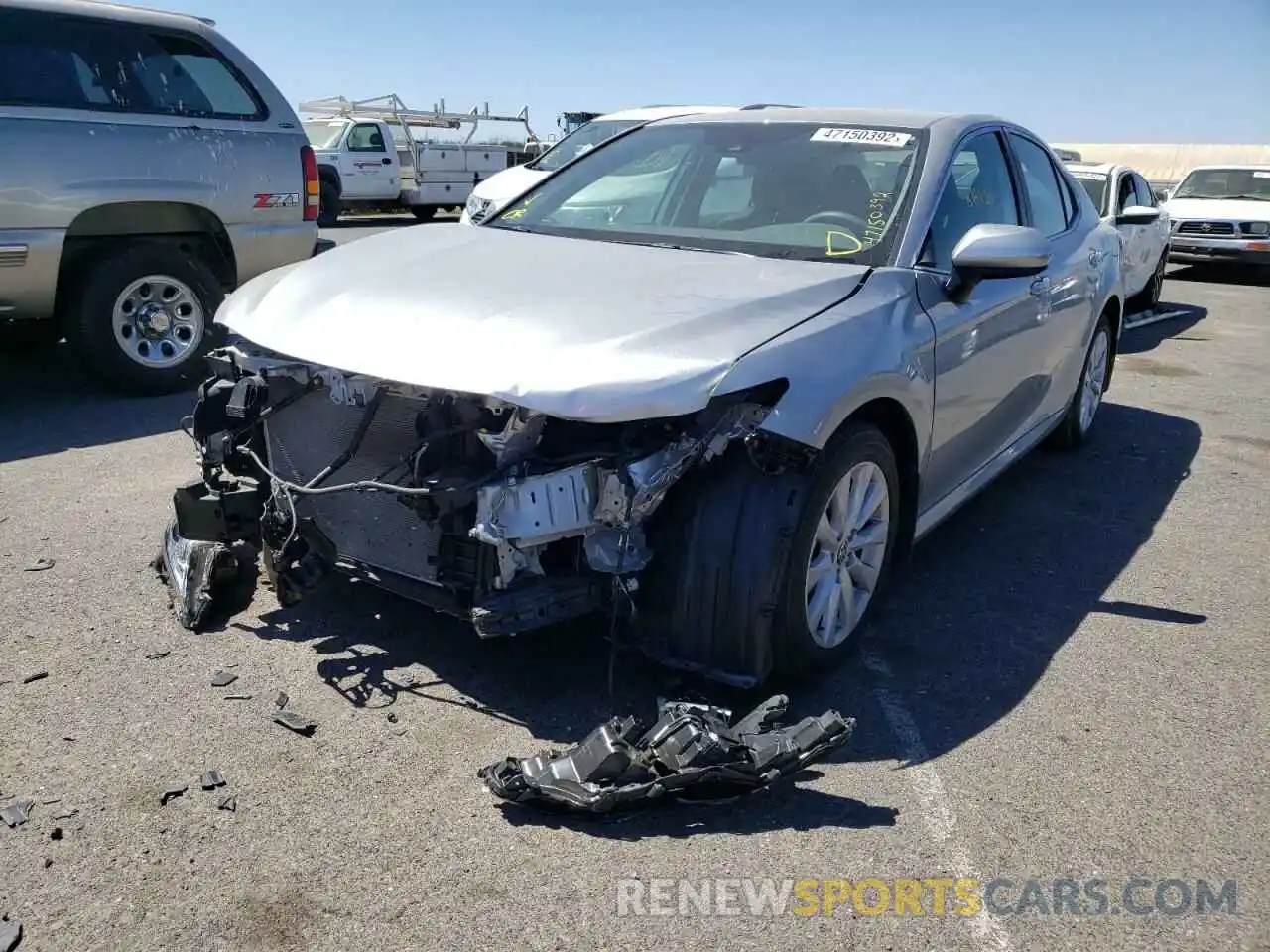 2 Photograph of a damaged car 4T1C11AK1LU991315 TOYOTA CAMRY 2020