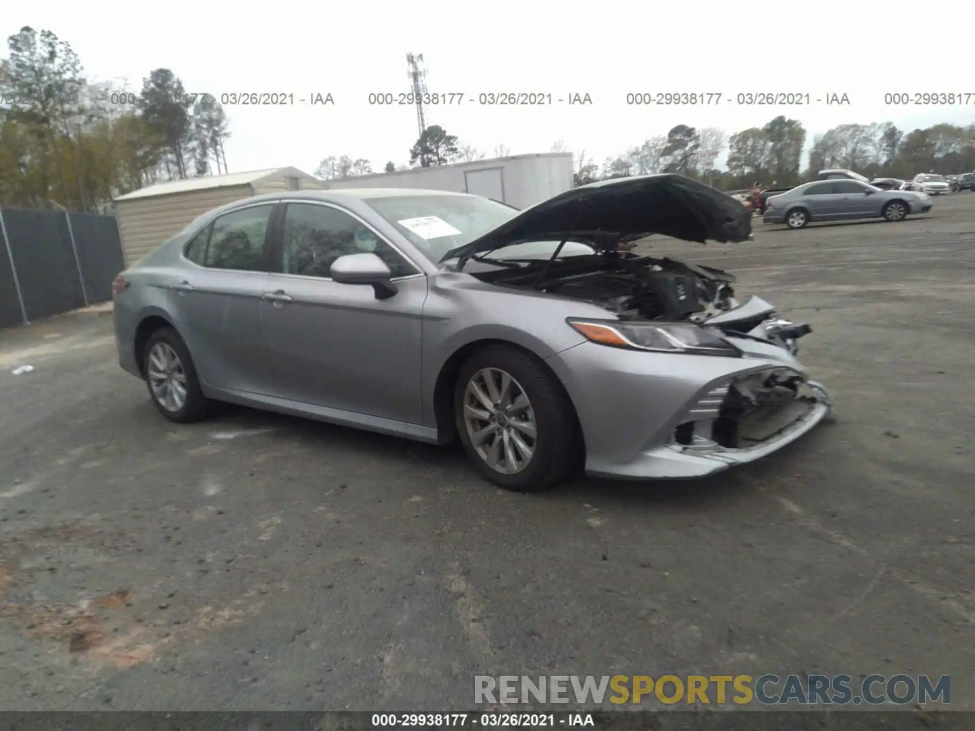 1 Photograph of a damaged car 4T1C11AK1LU992643 TOYOTA CAMRY 2020