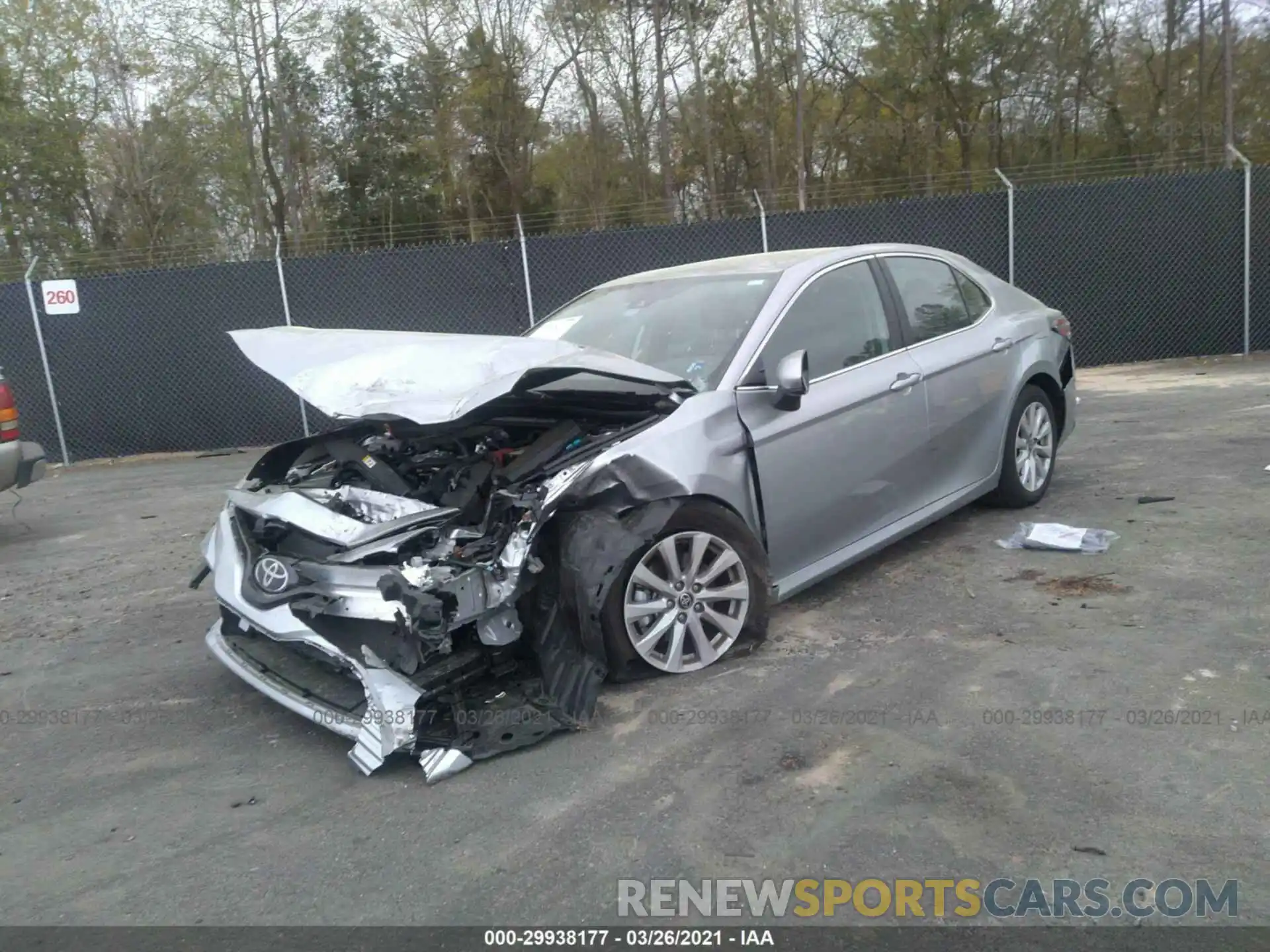 2 Photograph of a damaged car 4T1C11AK1LU992643 TOYOTA CAMRY 2020