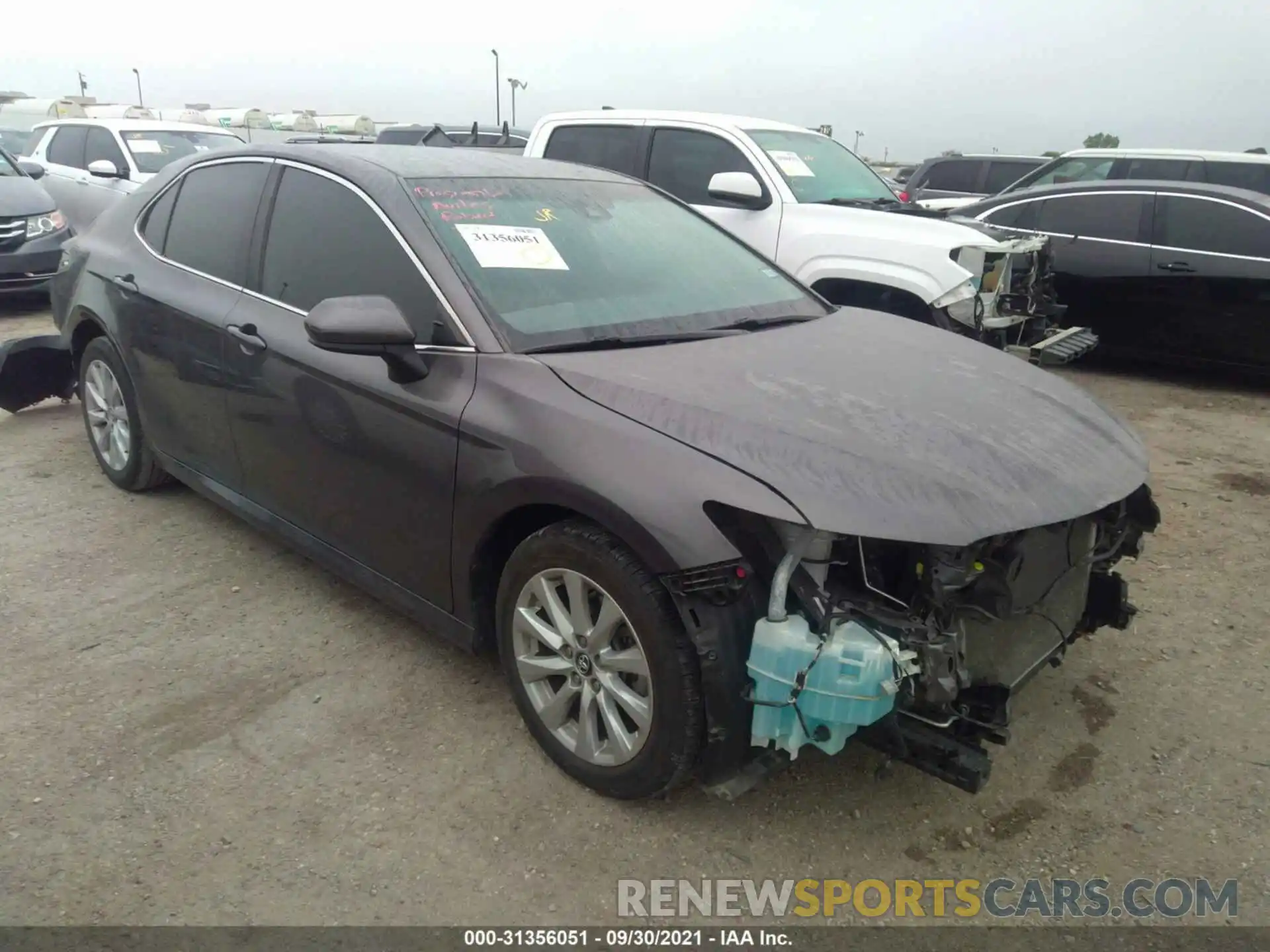 1 Photograph of a damaged car 4T1C11AK2LU300597 TOYOTA CAMRY 2020