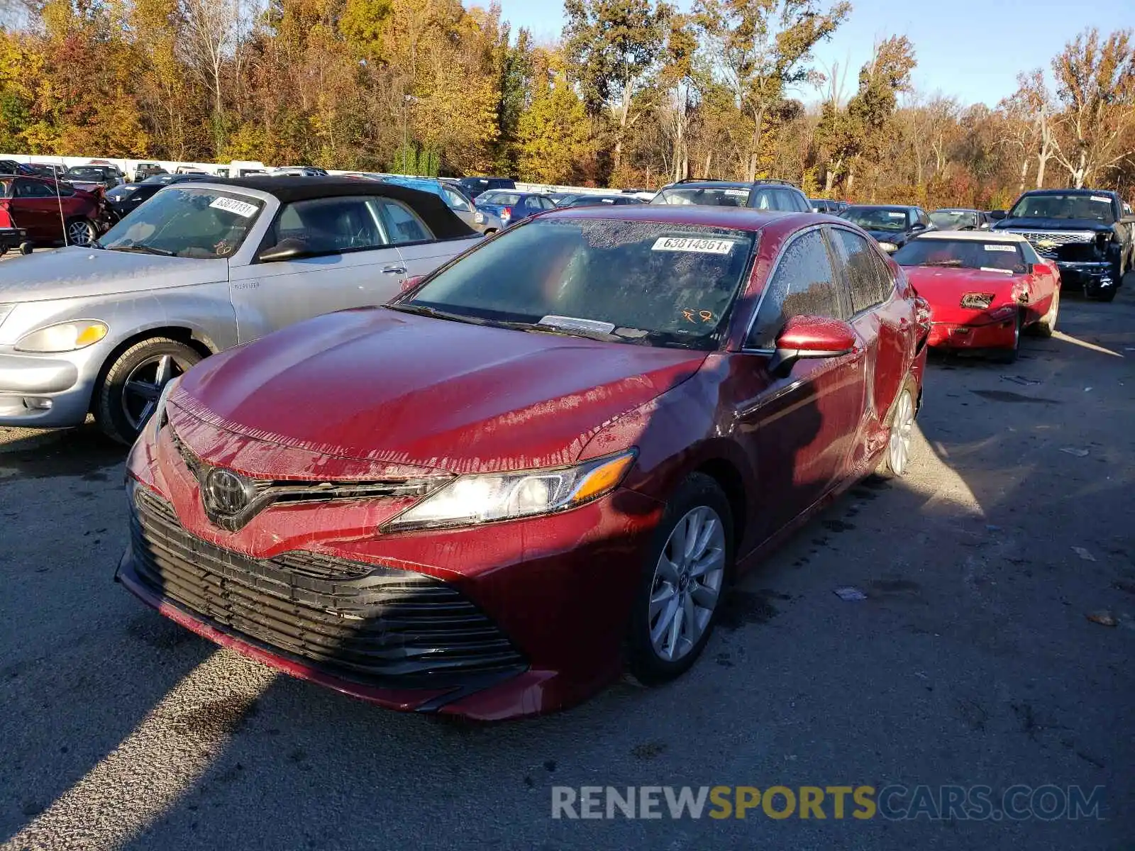 2 Photograph of a damaged car 4T1C11AK2LU308750 TOYOTA CAMRY 2020