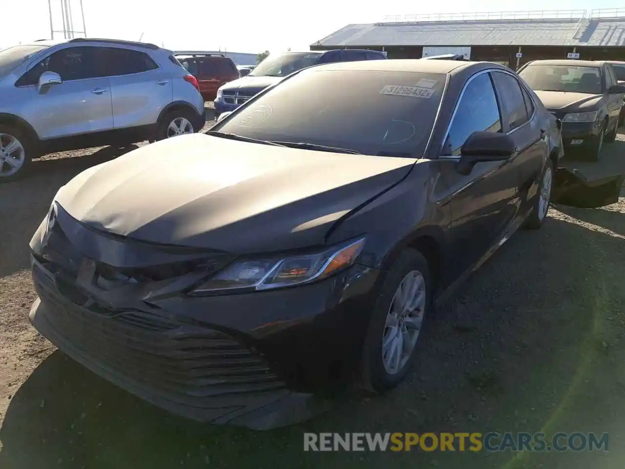 2 Photograph of a damaged car 4T1C11AK2LU327508 TOYOTA CAMRY 2020