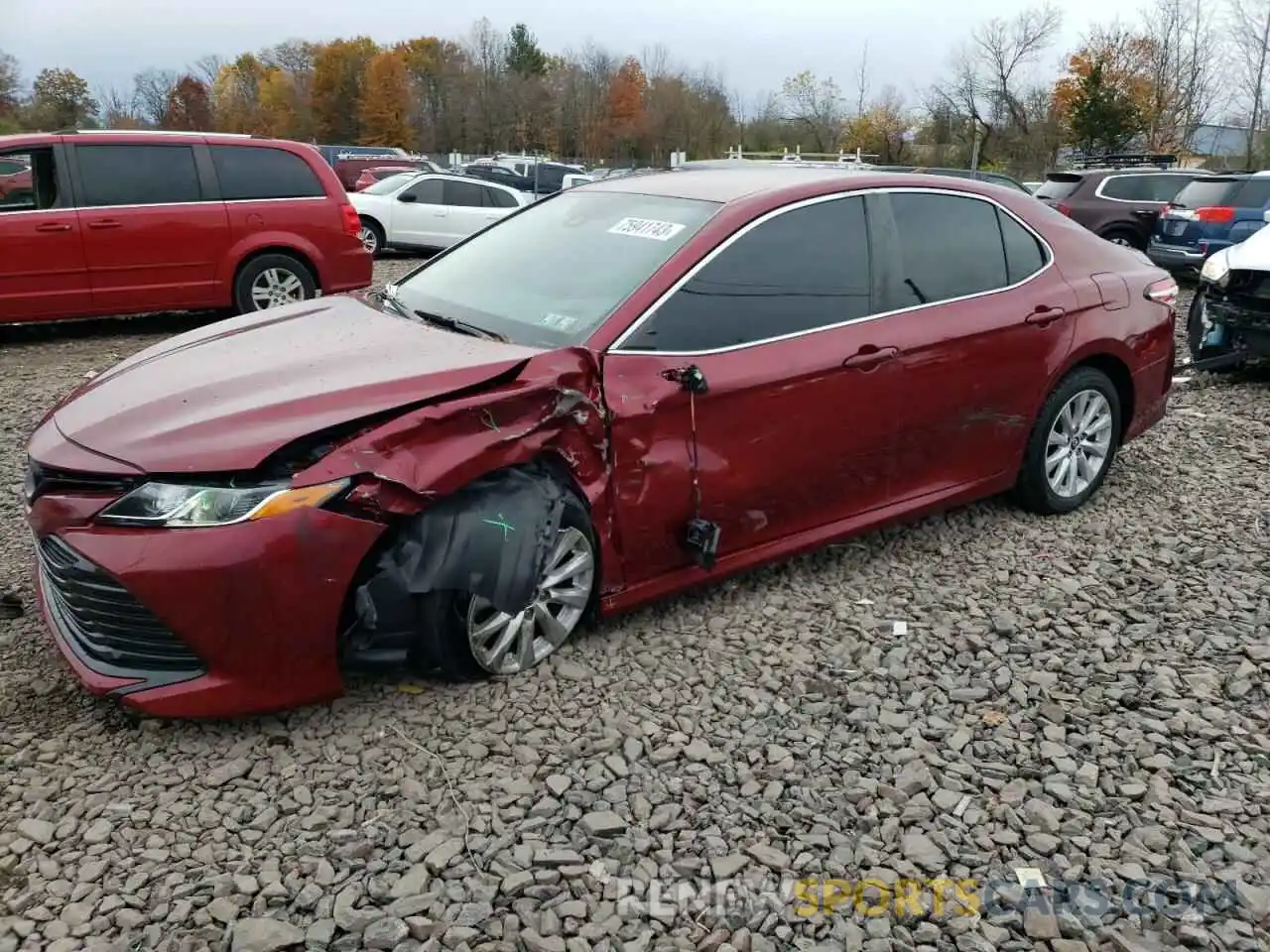 1 Photograph of a damaged car 4T1C11AK2LU338718 TOYOTA CAMRY 2020