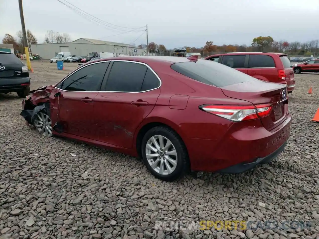 2 Photograph of a damaged car 4T1C11AK2LU338718 TOYOTA CAMRY 2020