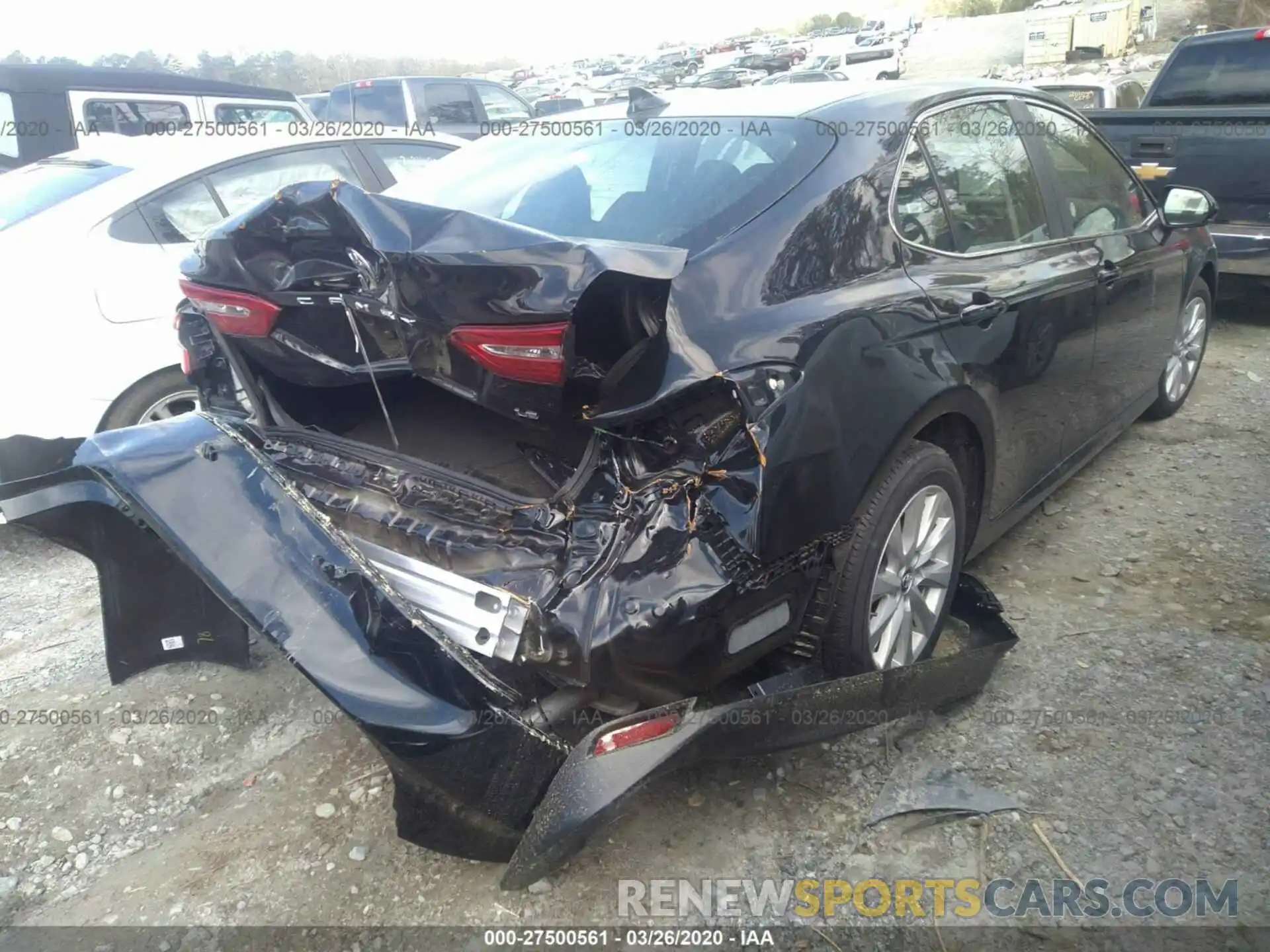 4 Фотография поврежденного автомобиля 4T1C11AK2LU346219 TOYOTA CAMRY 2020