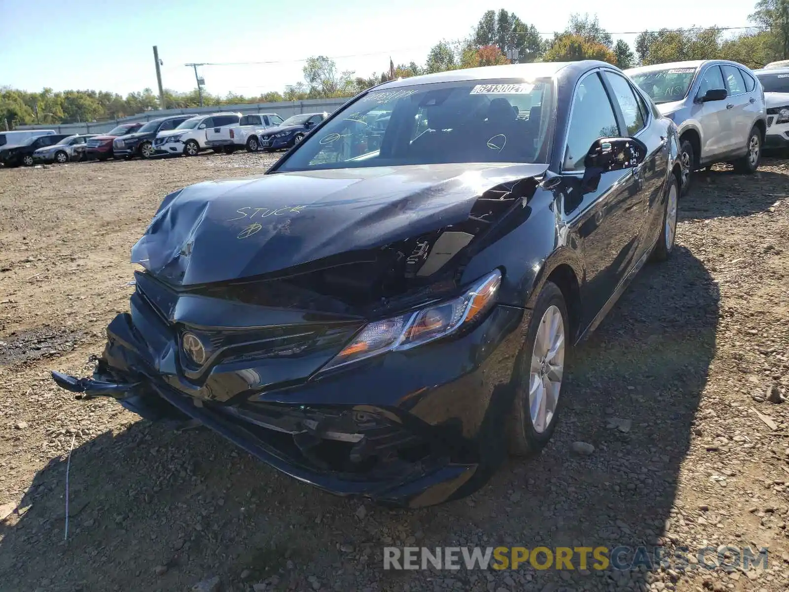 2 Photograph of a damaged car 4T1C11AK2LU346883 TOYOTA CAMRY 2020