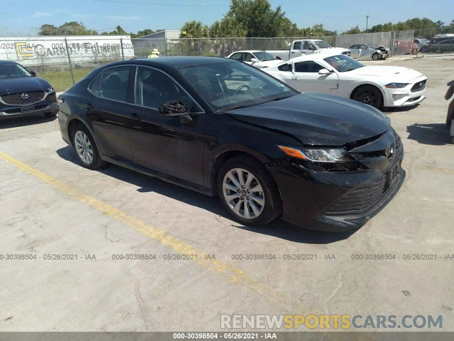 1 Photograph of a damaged car 4T1C11AK2LU347953 TOYOTA CAMRY 2020