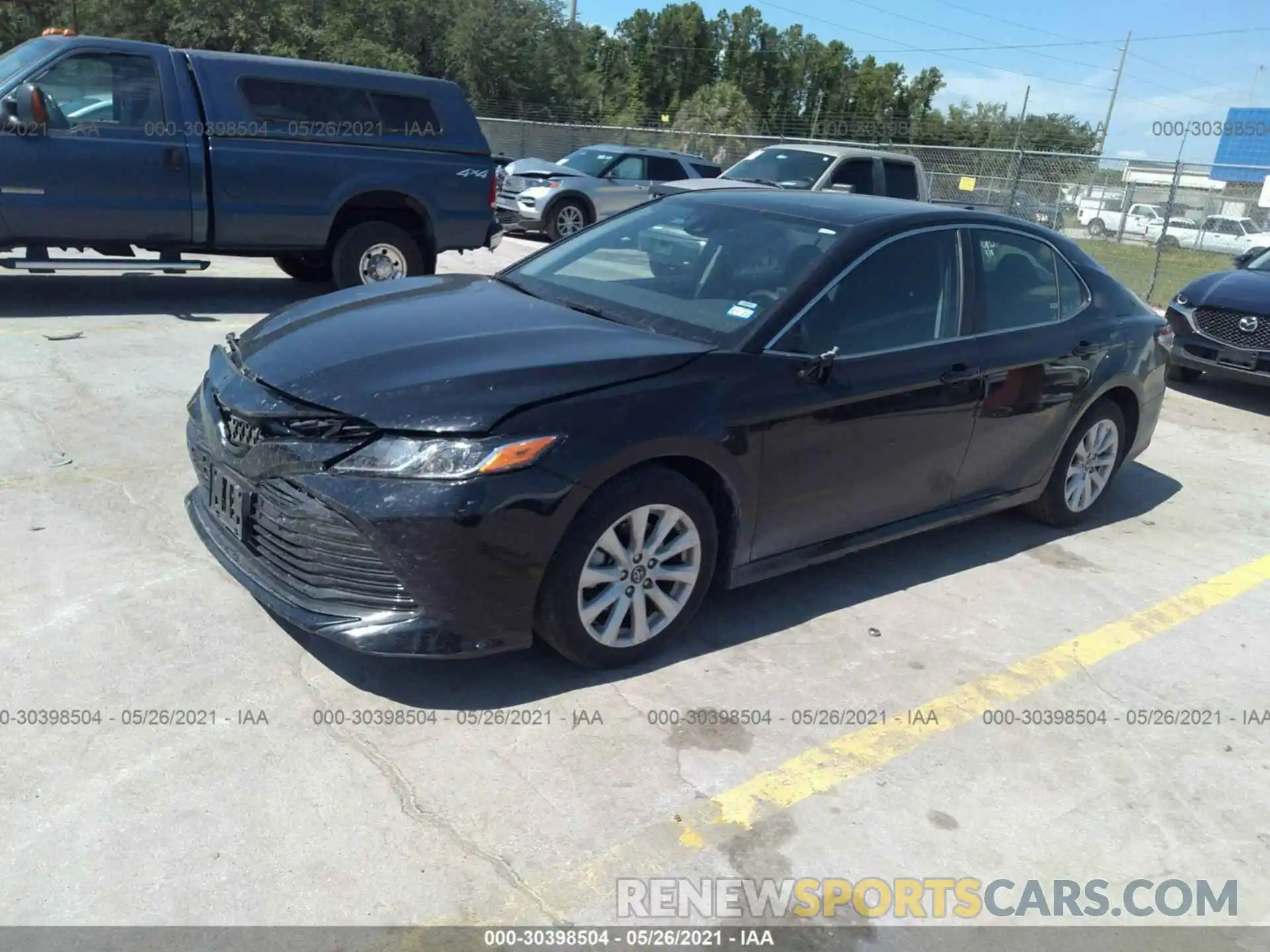 2 Photograph of a damaged car 4T1C11AK2LU347953 TOYOTA CAMRY 2020