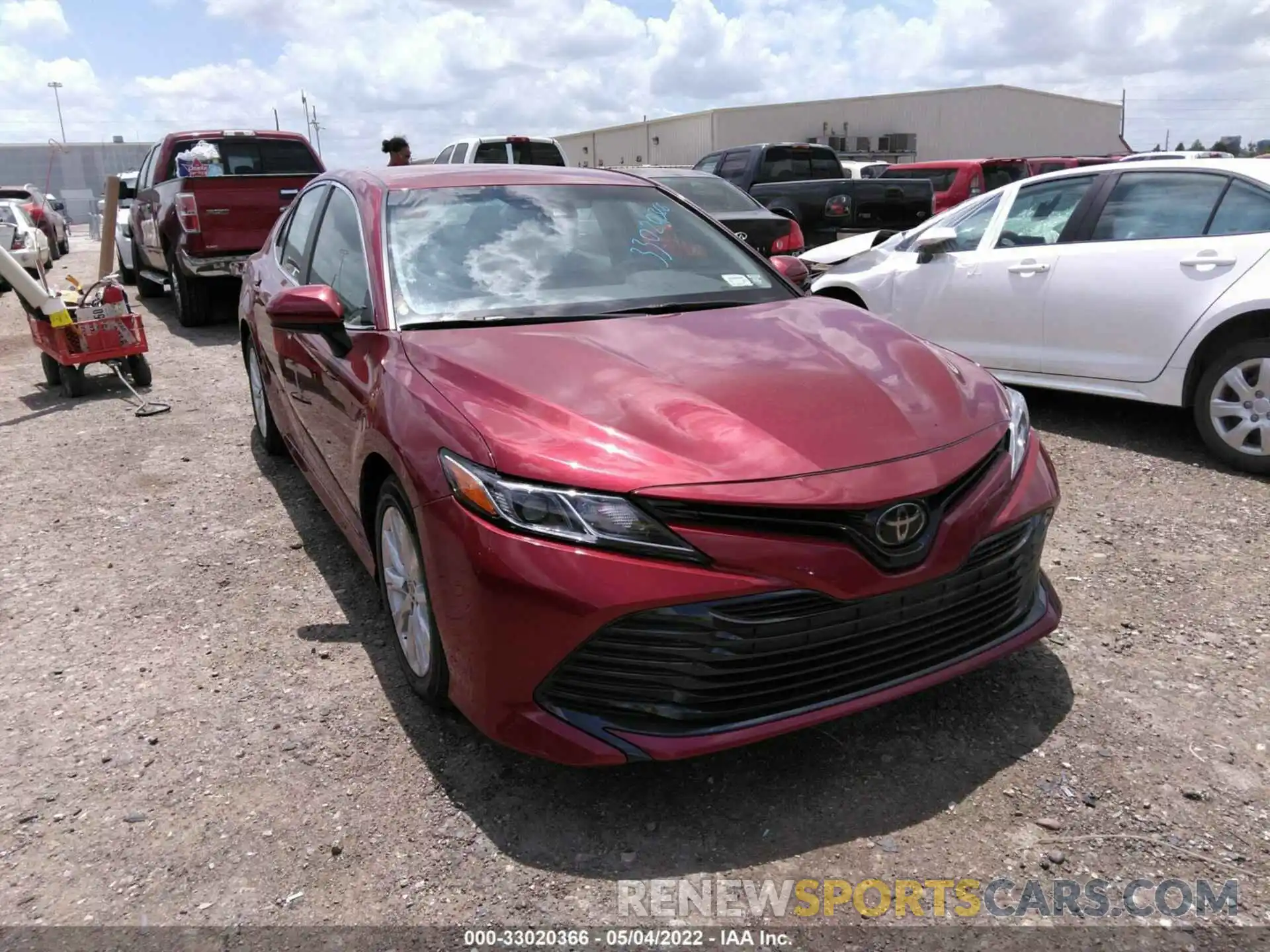 1 Photograph of a damaged car 4T1C11AK2LU360797 TOYOTA CAMRY 2020