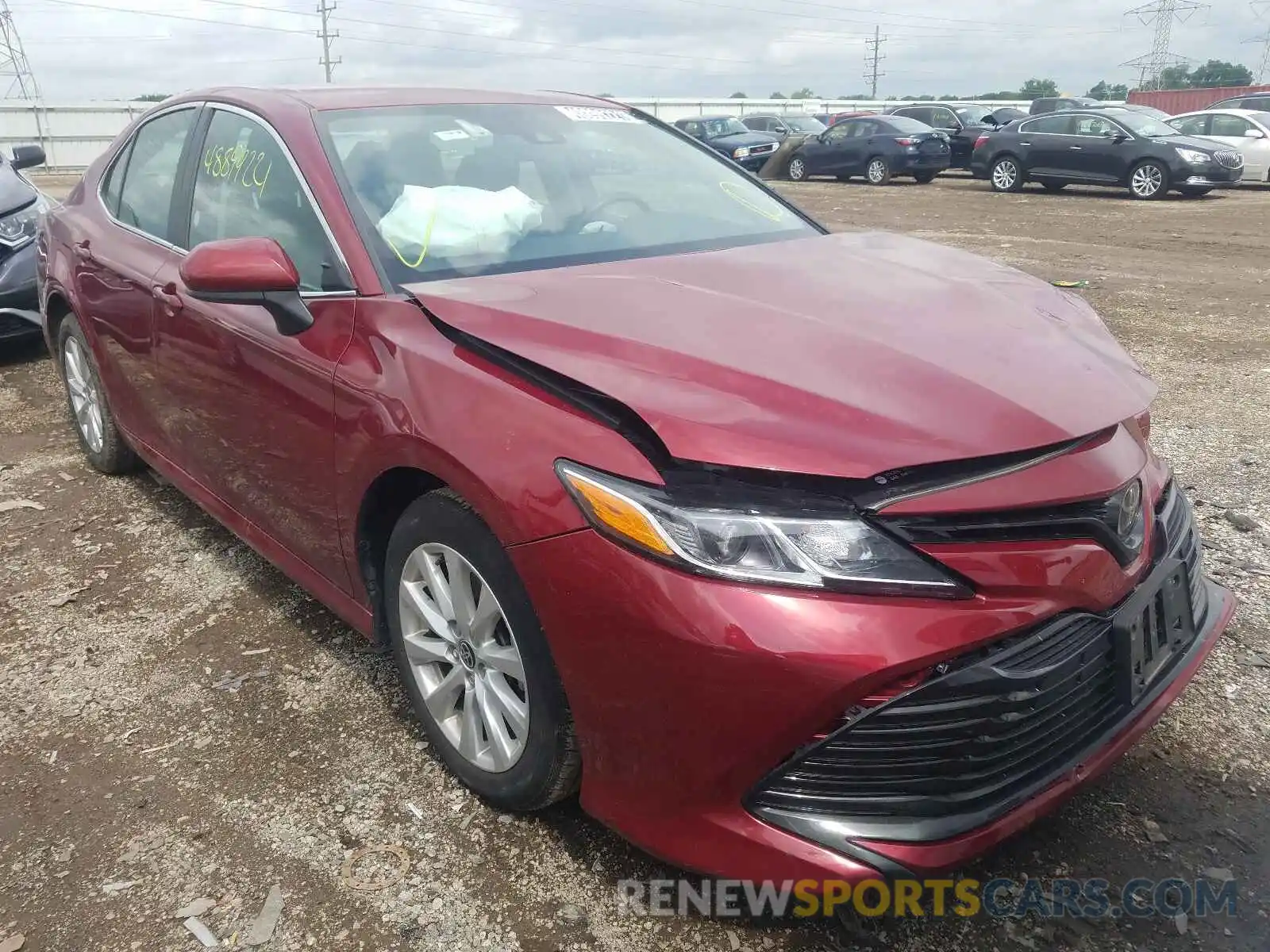 1 Photograph of a damaged car 4T1C11AK2LU362582 TOYOTA CAMRY 2020