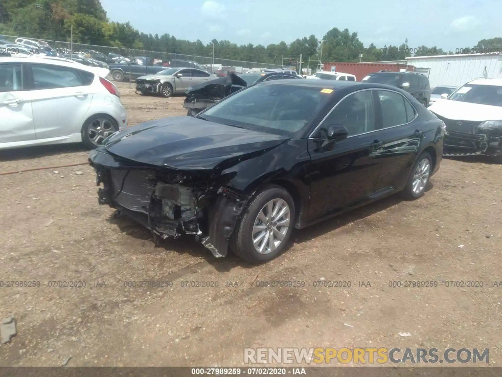 2 Photograph of a damaged car 4T1C11AK2LU366700 TOYOTA CAMRY 2020