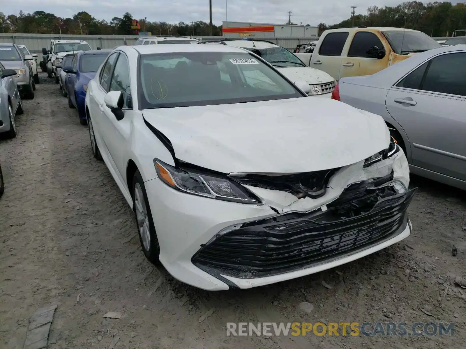 1 Photograph of a damaged car 4T1C11AK2LU375302 TOYOTA CAMRY 2020