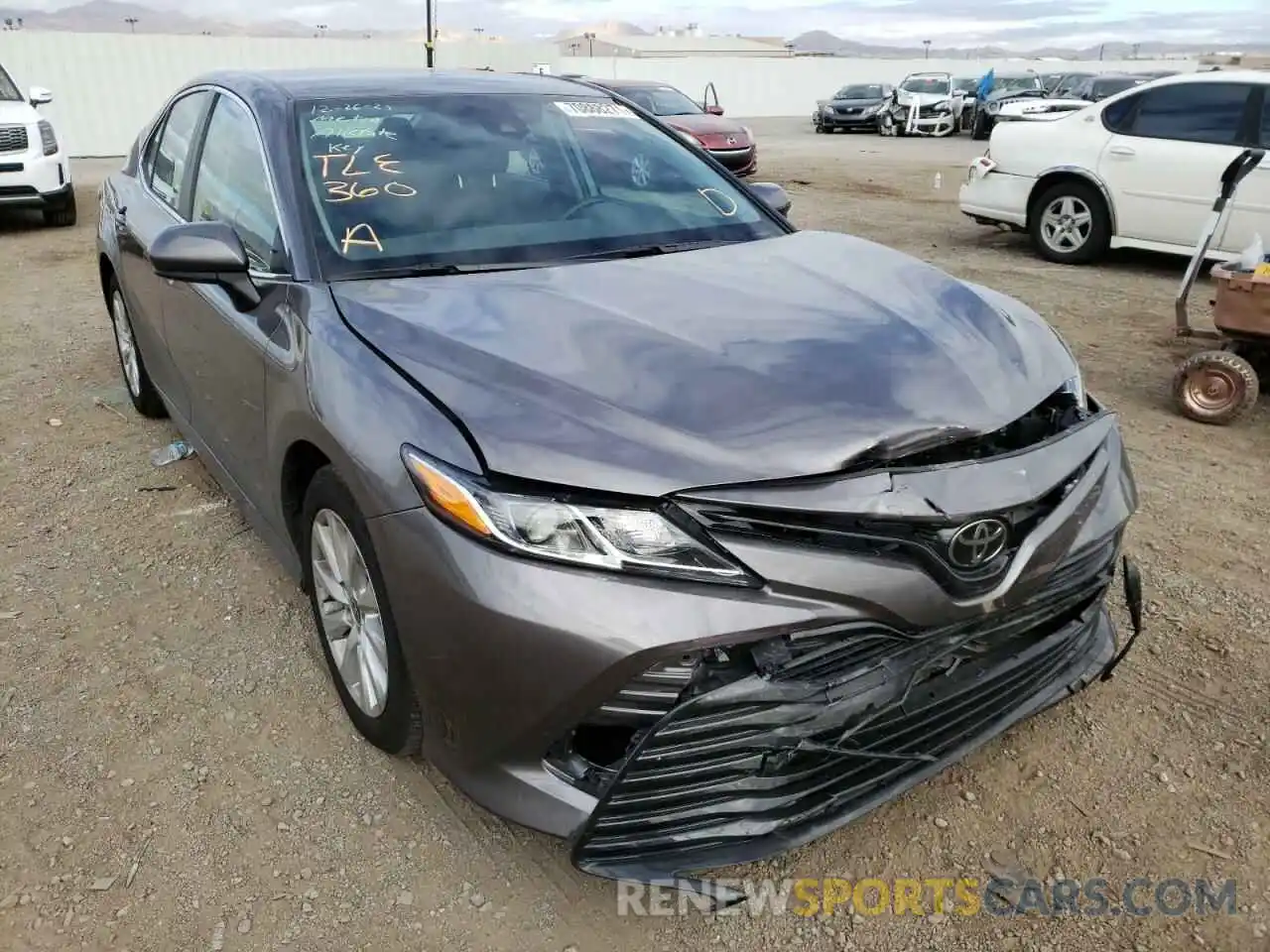 1 Photograph of a damaged car 4T1C11AK2LU386168 TOYOTA CAMRY 2020