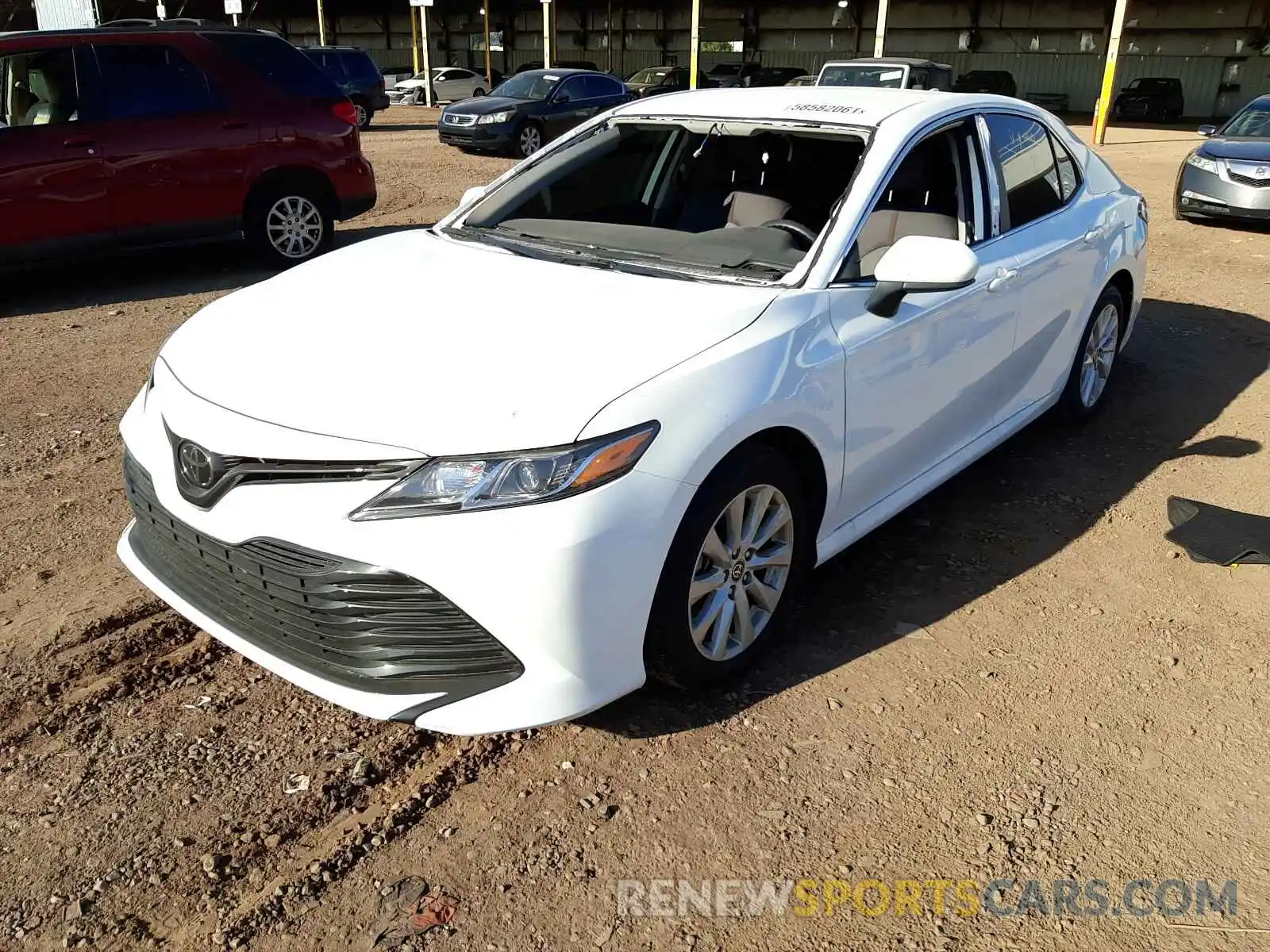 2 Photograph of a damaged car 4T1C11AK2LU502484 TOYOTA CAMRY 2020