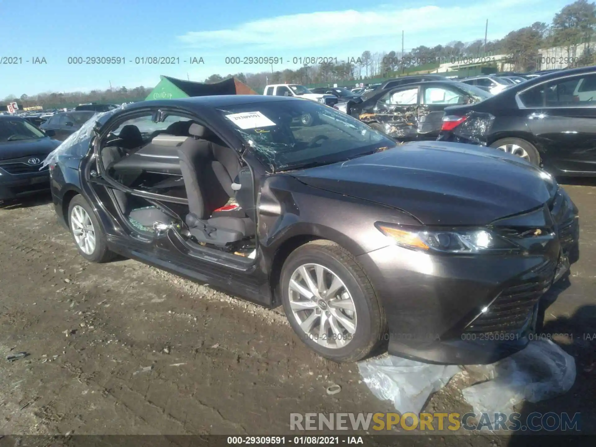 1 Photograph of a damaged car 4T1C11AK2LU859082 TOYOTA CAMRY 2020