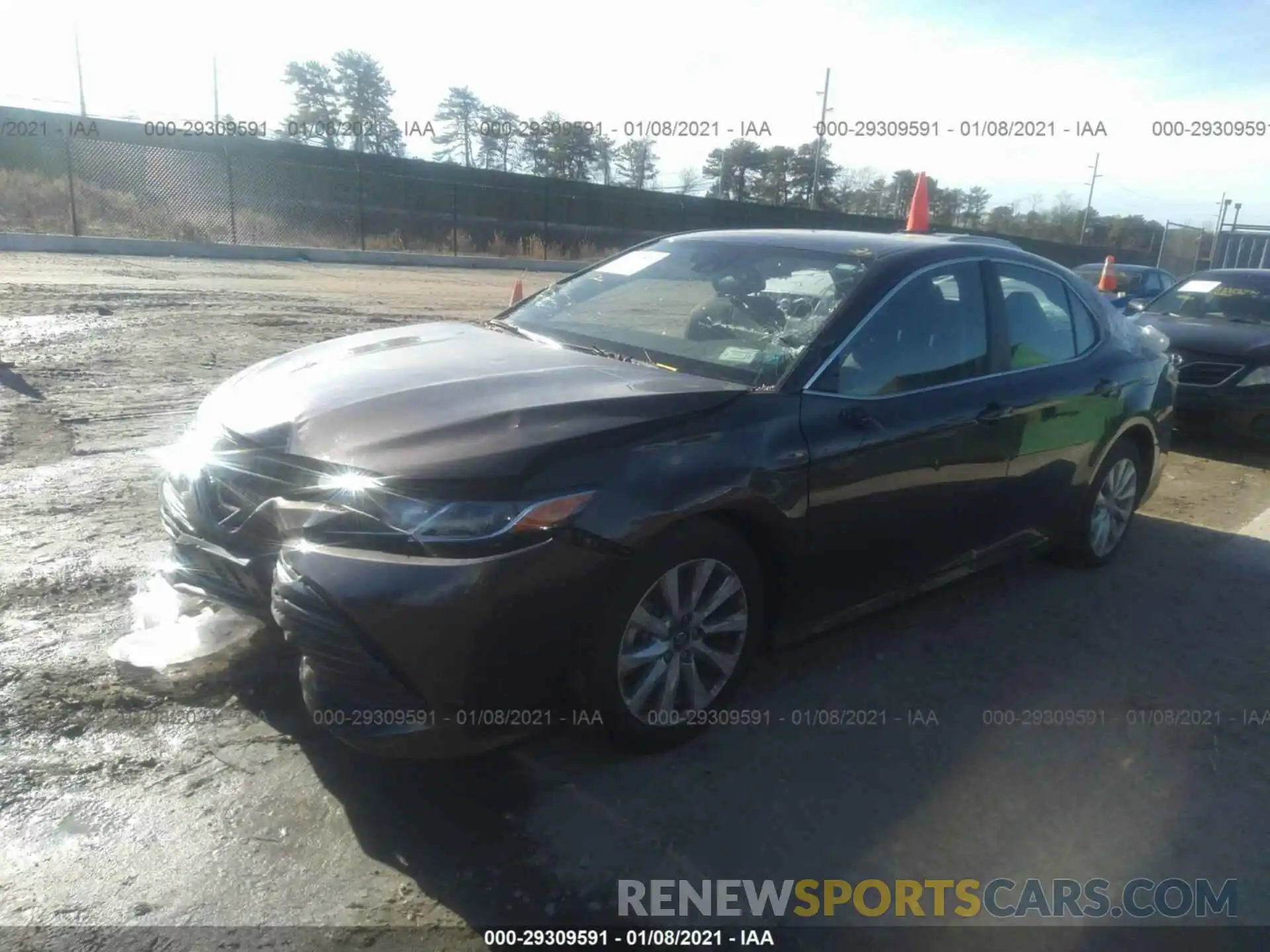 2 Photograph of a damaged car 4T1C11AK2LU859082 TOYOTA CAMRY 2020