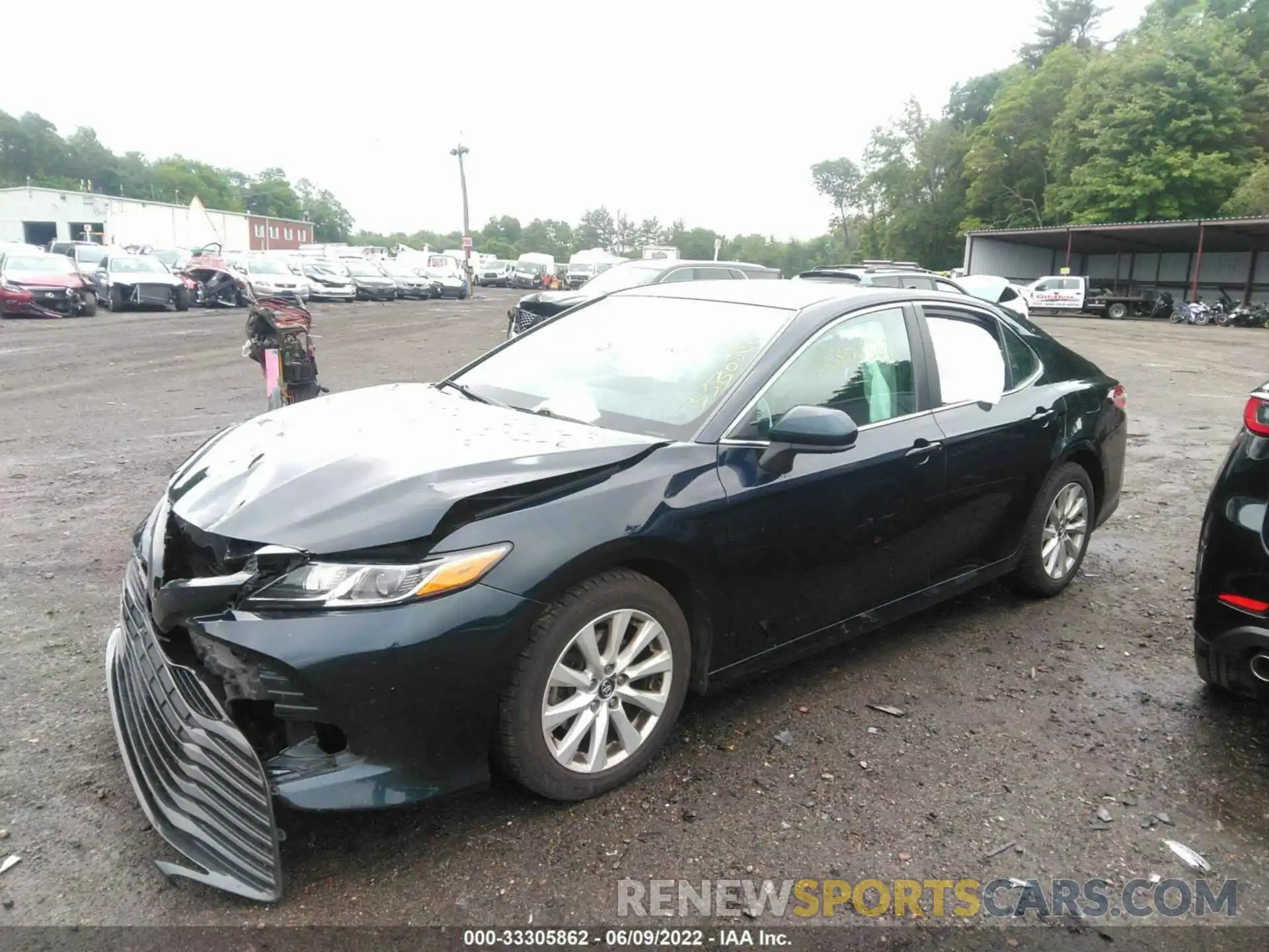 2 Photograph of a damaged car 4T1C11AK2LU863763 TOYOTA CAMRY 2020