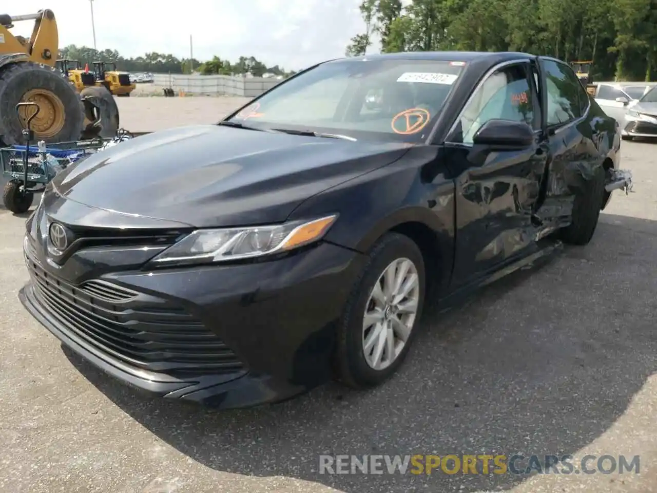 2 Photograph of a damaged car 4T1C11AK2LU873628 TOYOTA CAMRY 2020